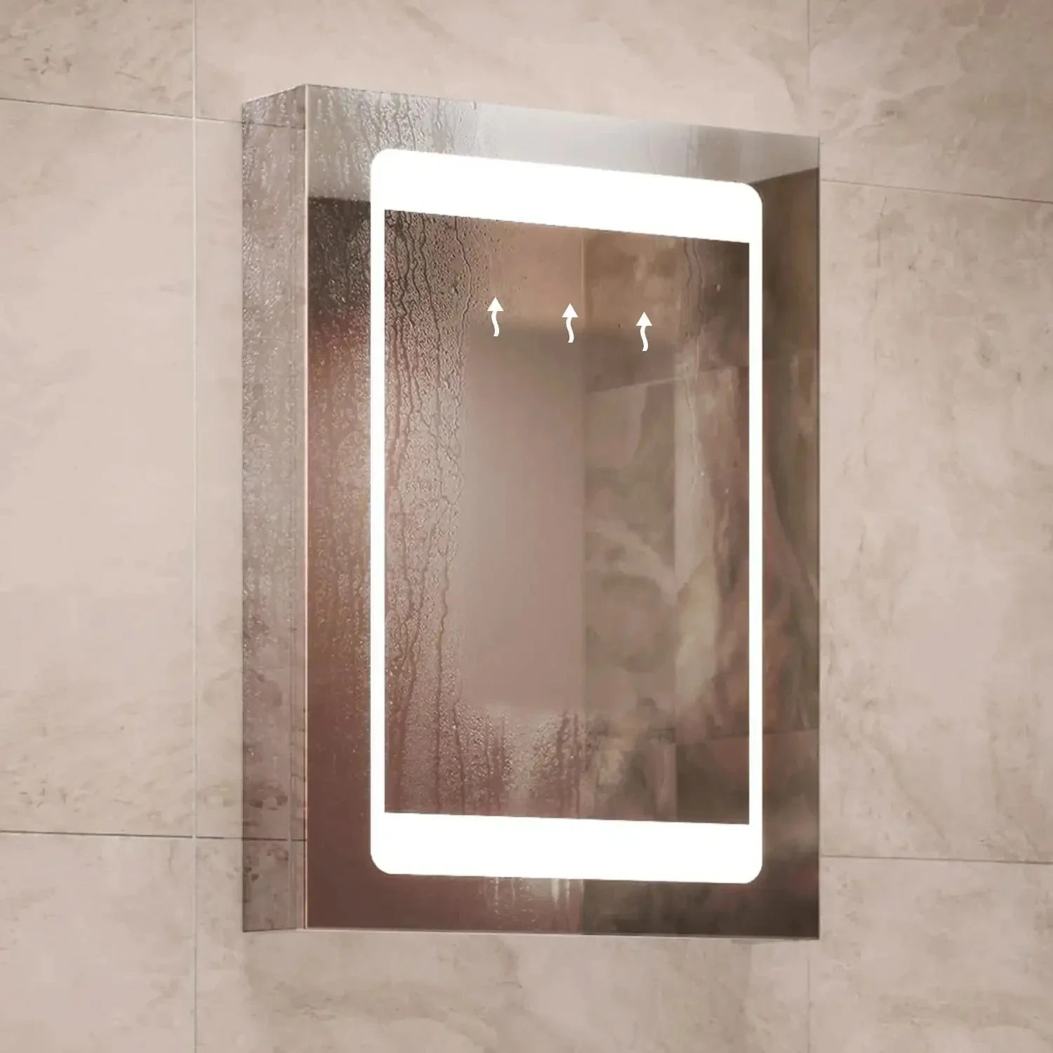 Atlanta LED Bathroom Mirror Cabinet - Image 12