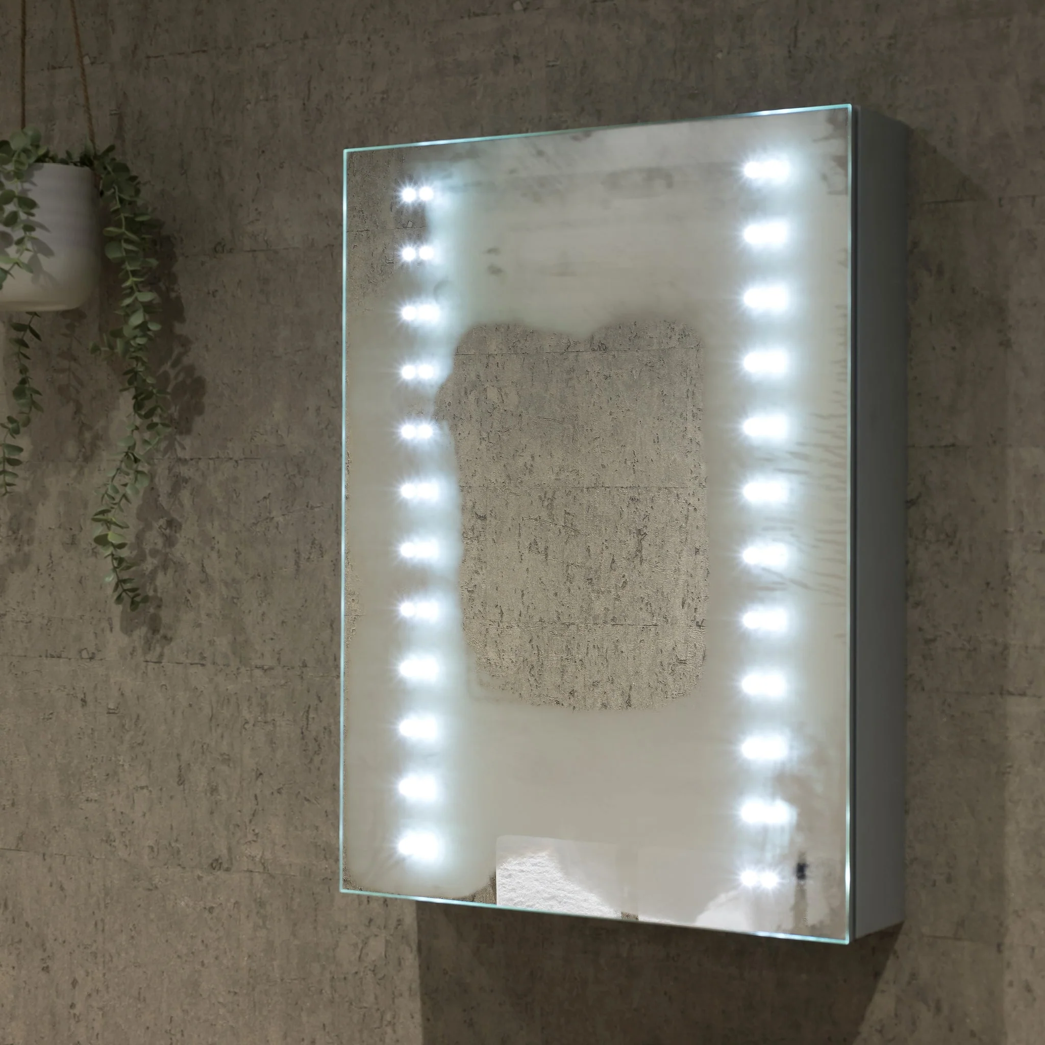 Hollis LED Bathroom Mirror Cabinet - Image 11