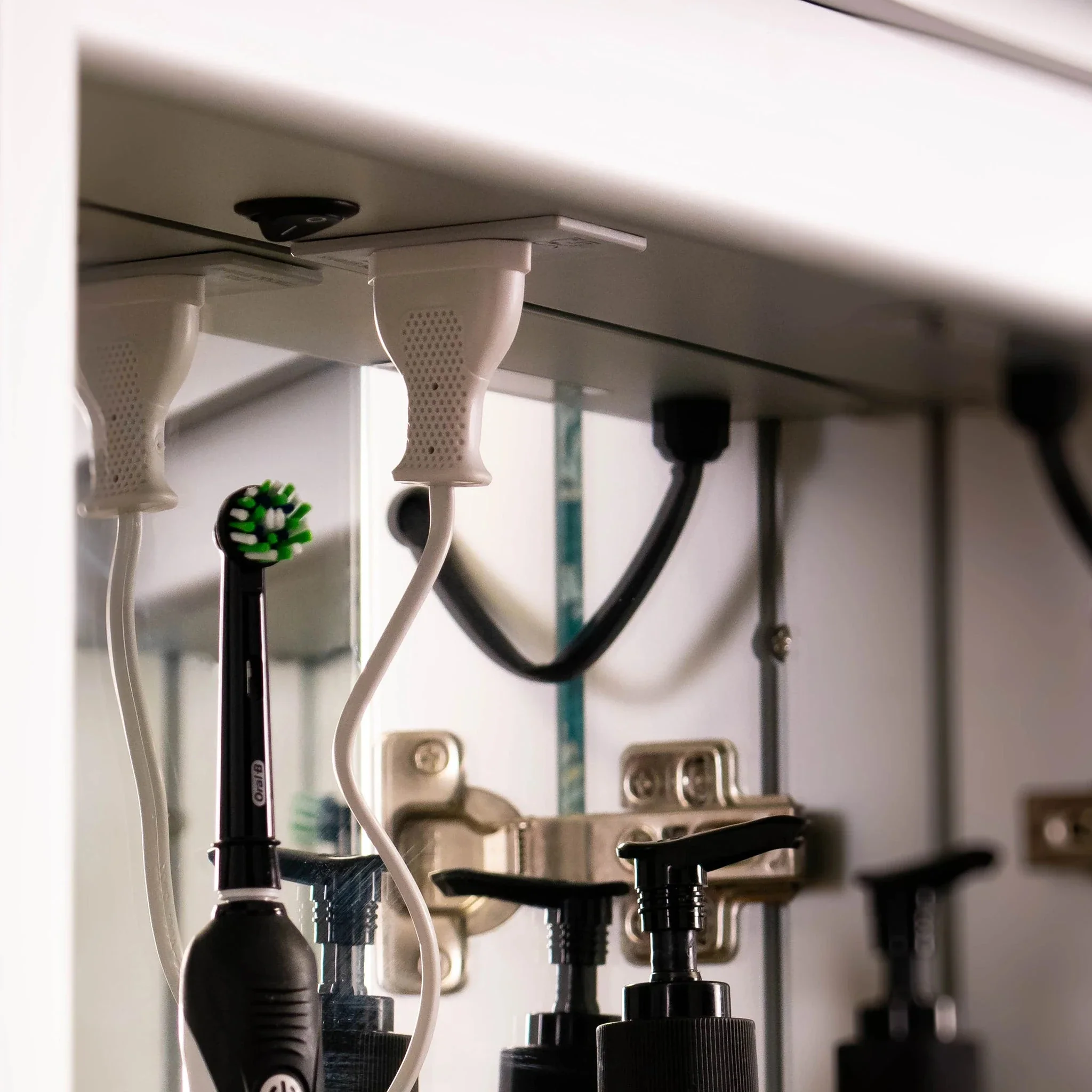 Virginia 500x700mm LED Bathroom Mirror Cabinet - Image 3