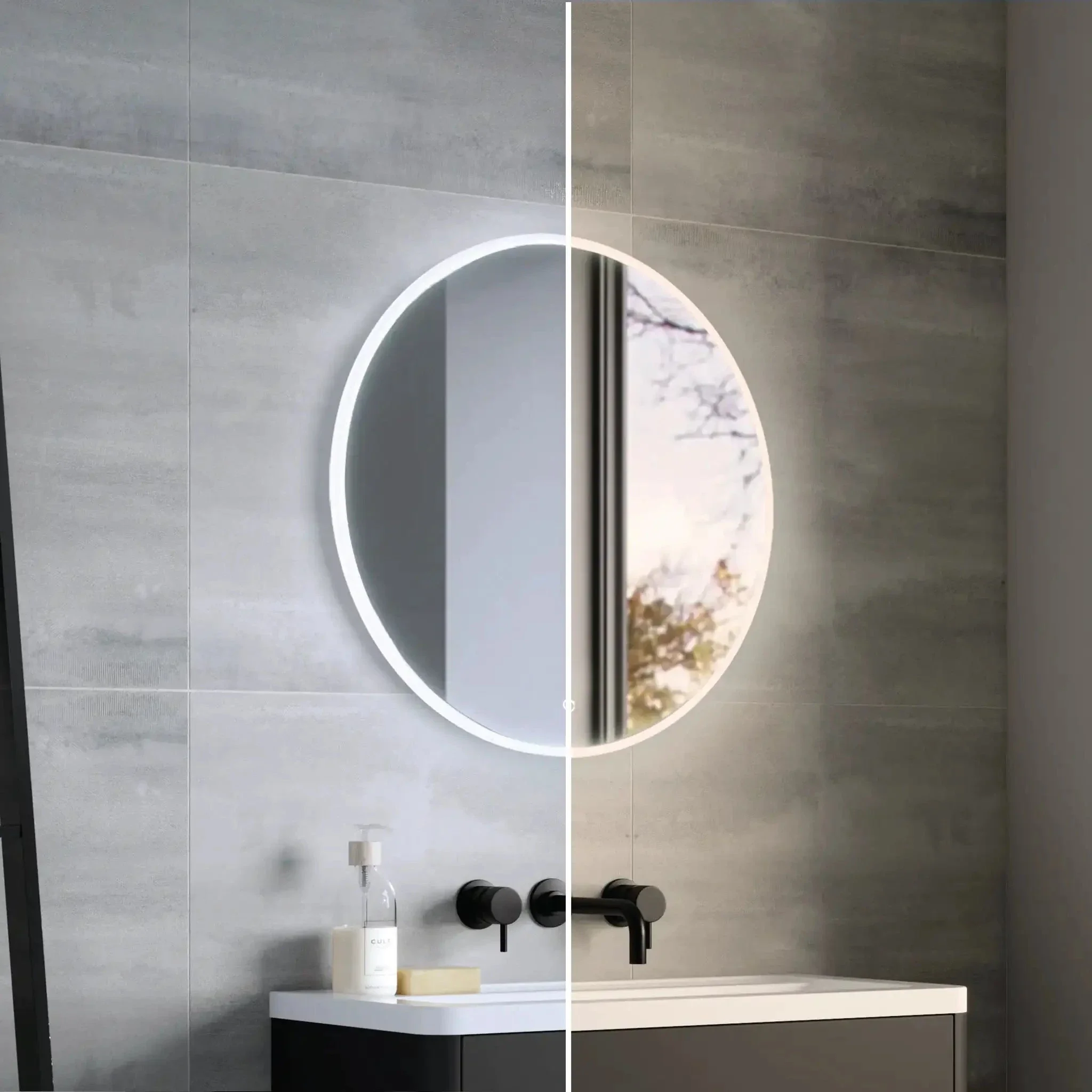 Clarity Round LED Bathroom Mirror - Image 15