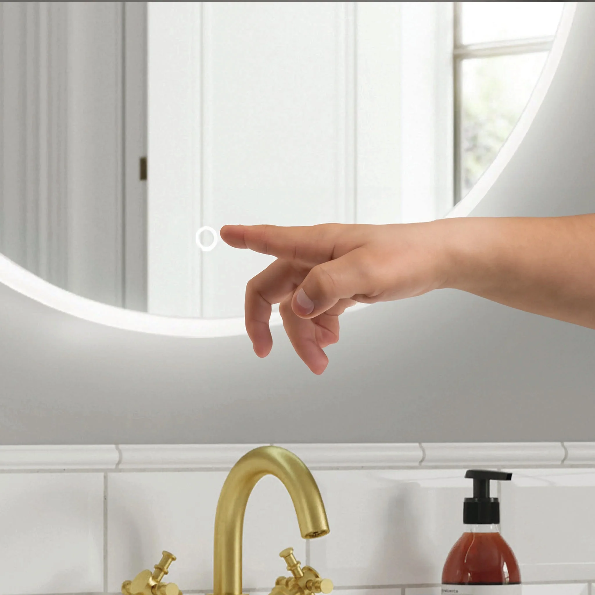 Clarity Round LED Bathroom Mirror - Image 17