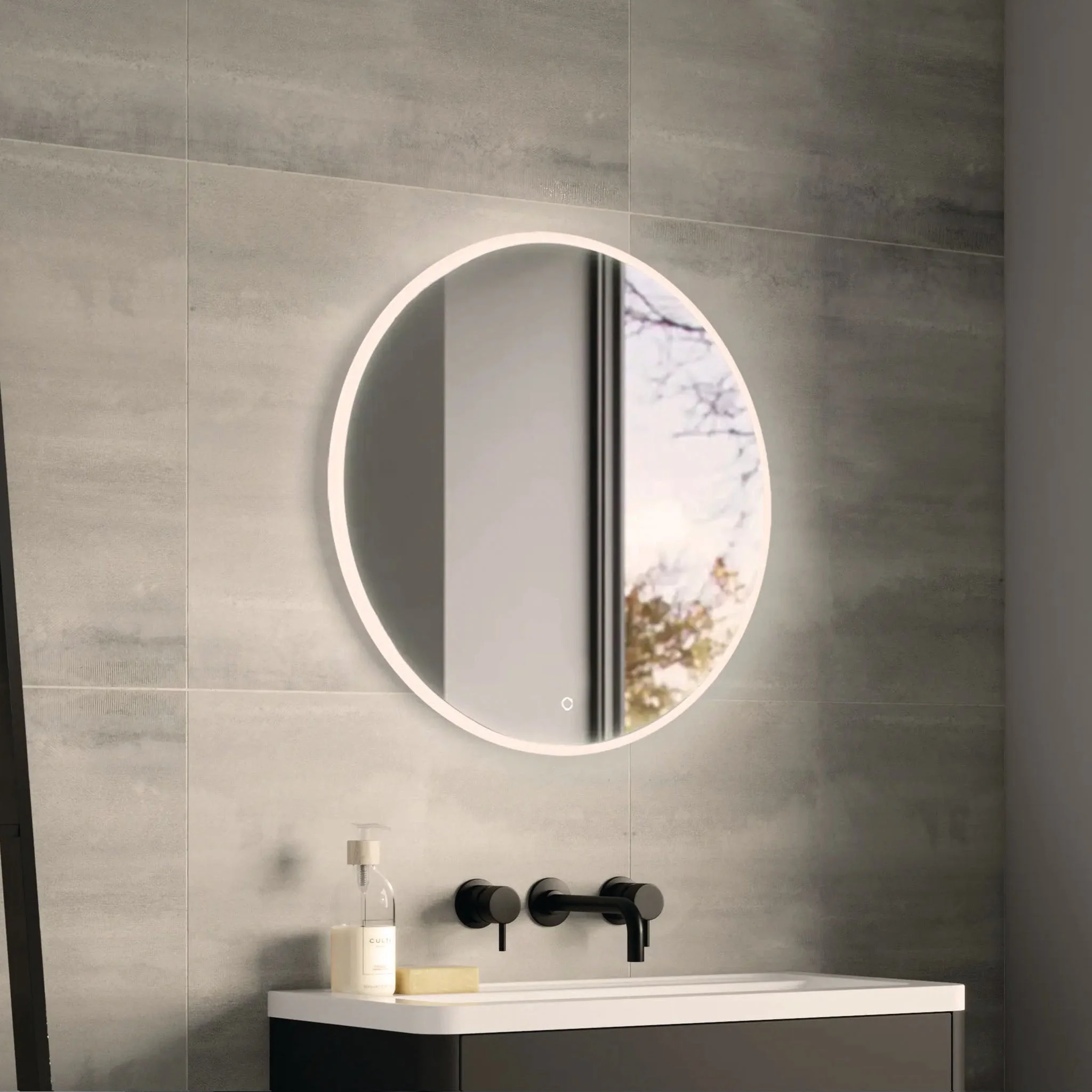 Clarity Round LED Bathroom Mirror - Image 19