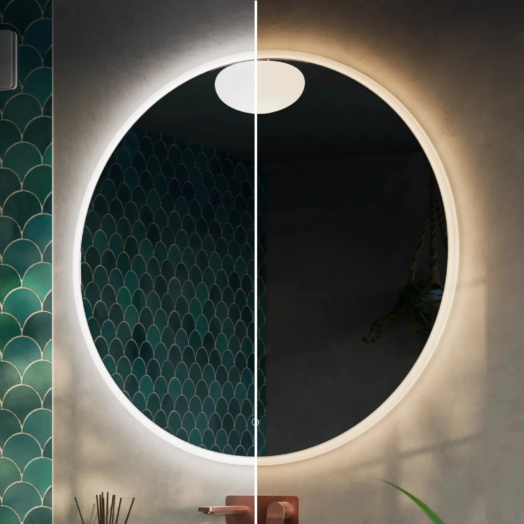 Clarity Round LED Bathroom Mirror - Image 3