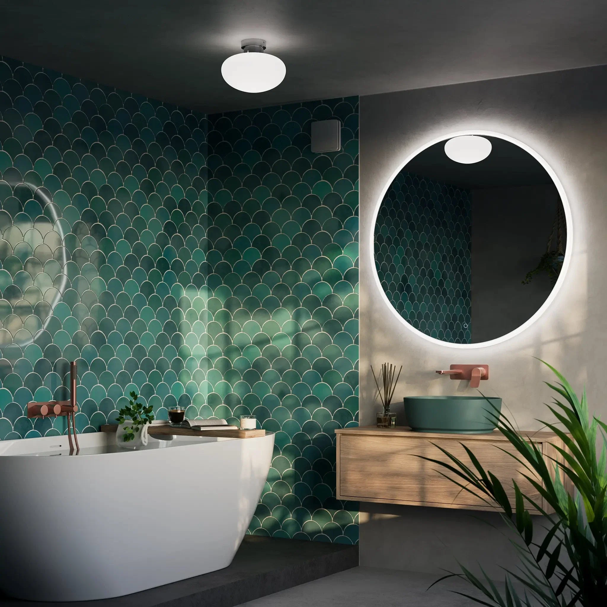 Clarity Round LED Bathroom Mirror - Image 5