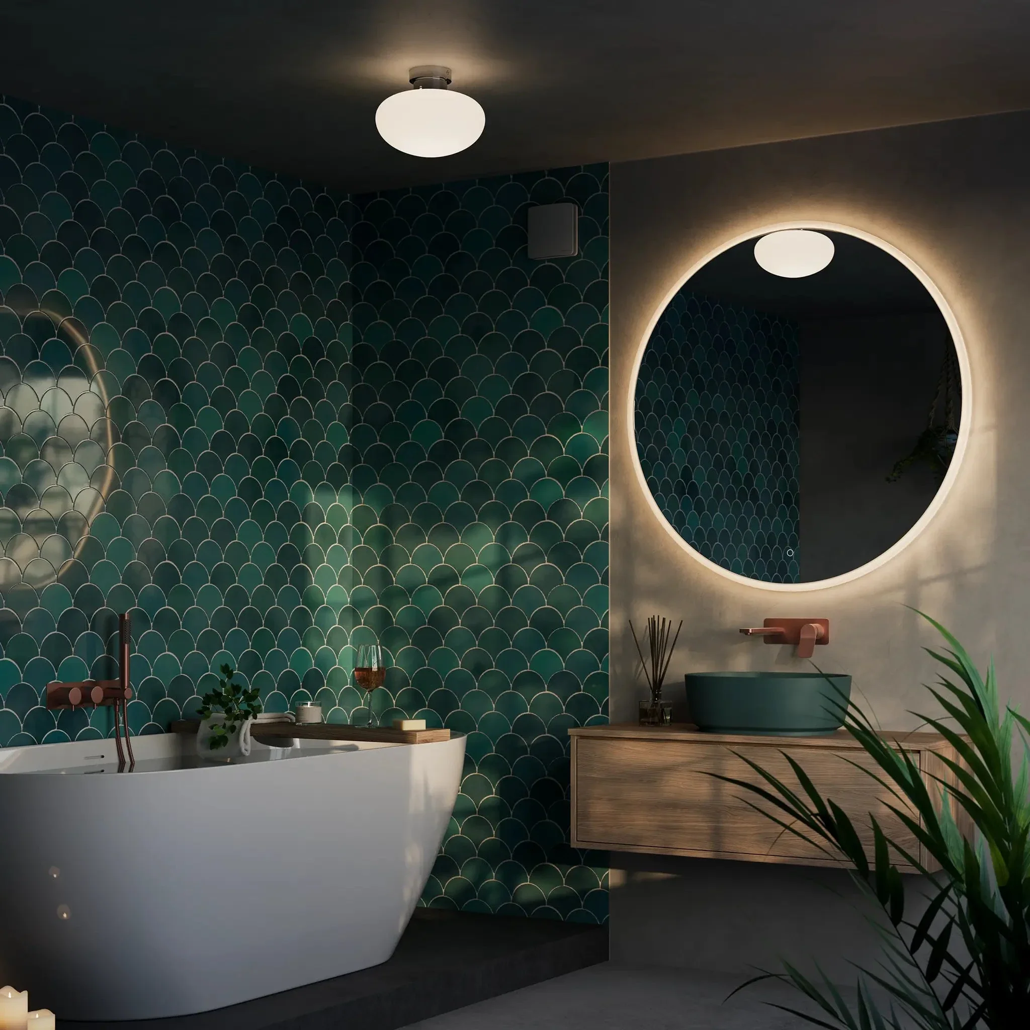 Clarity Round LED Bathroom Mirror - Image 6