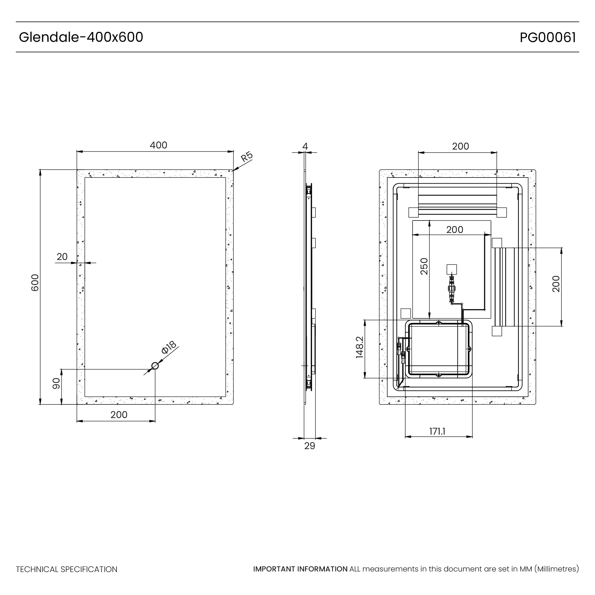 Glendale LED Bathroom Mirror - Image 14