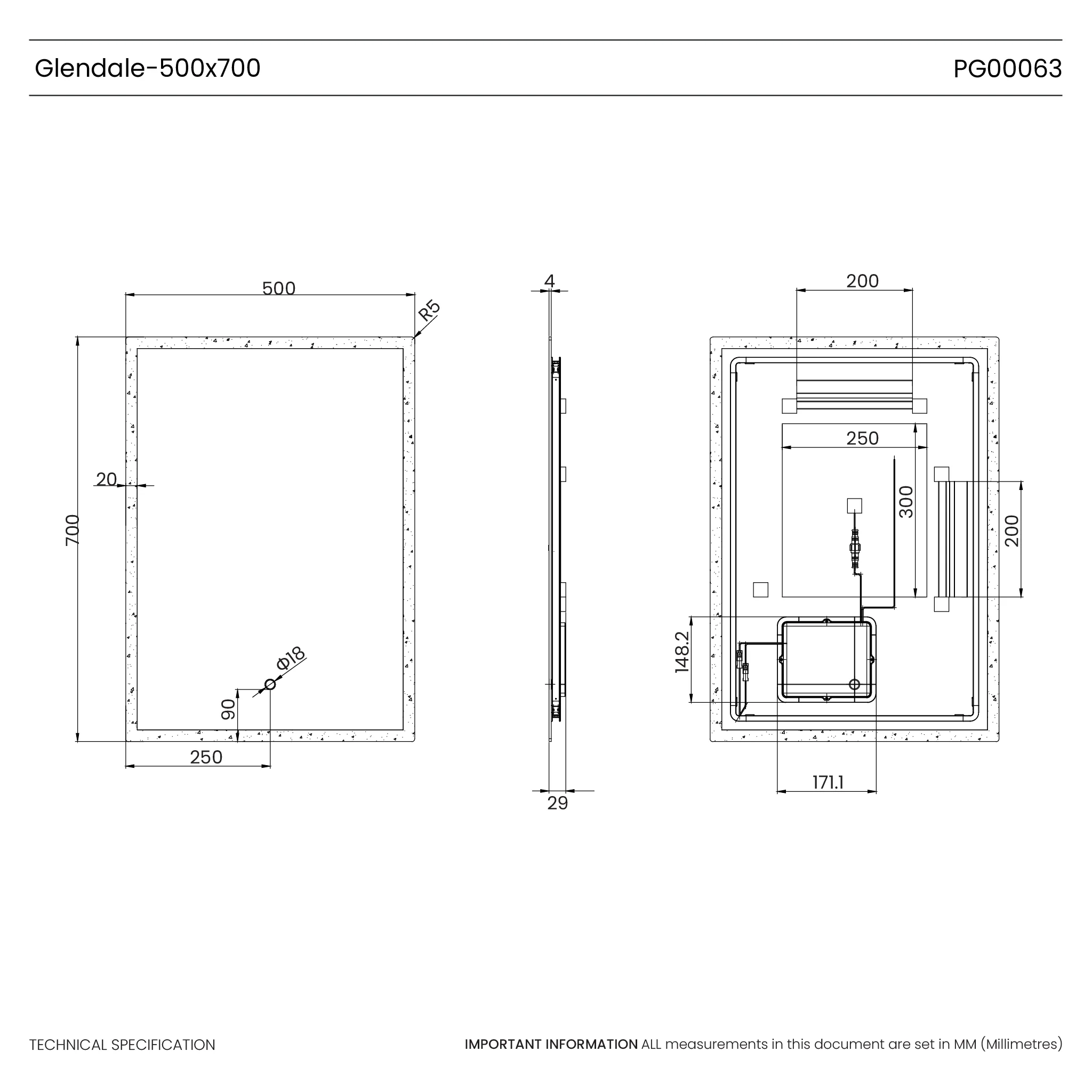 Glendale LED Bathroom Mirror - Image 22
