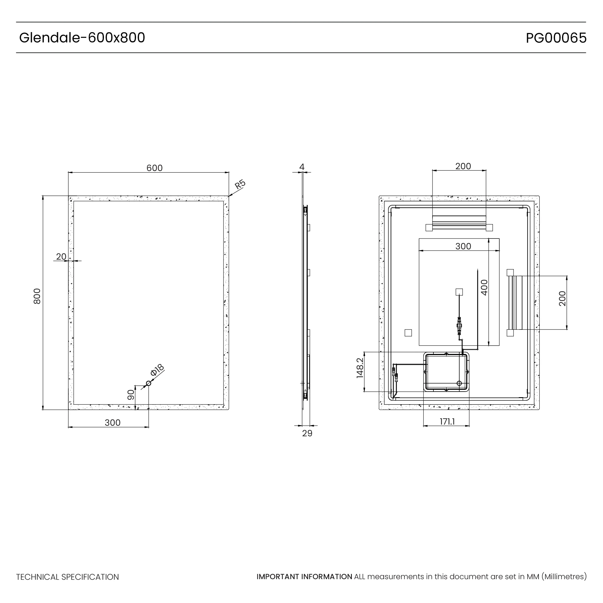 Glendale LED Bathroom Mirror - Image 33
