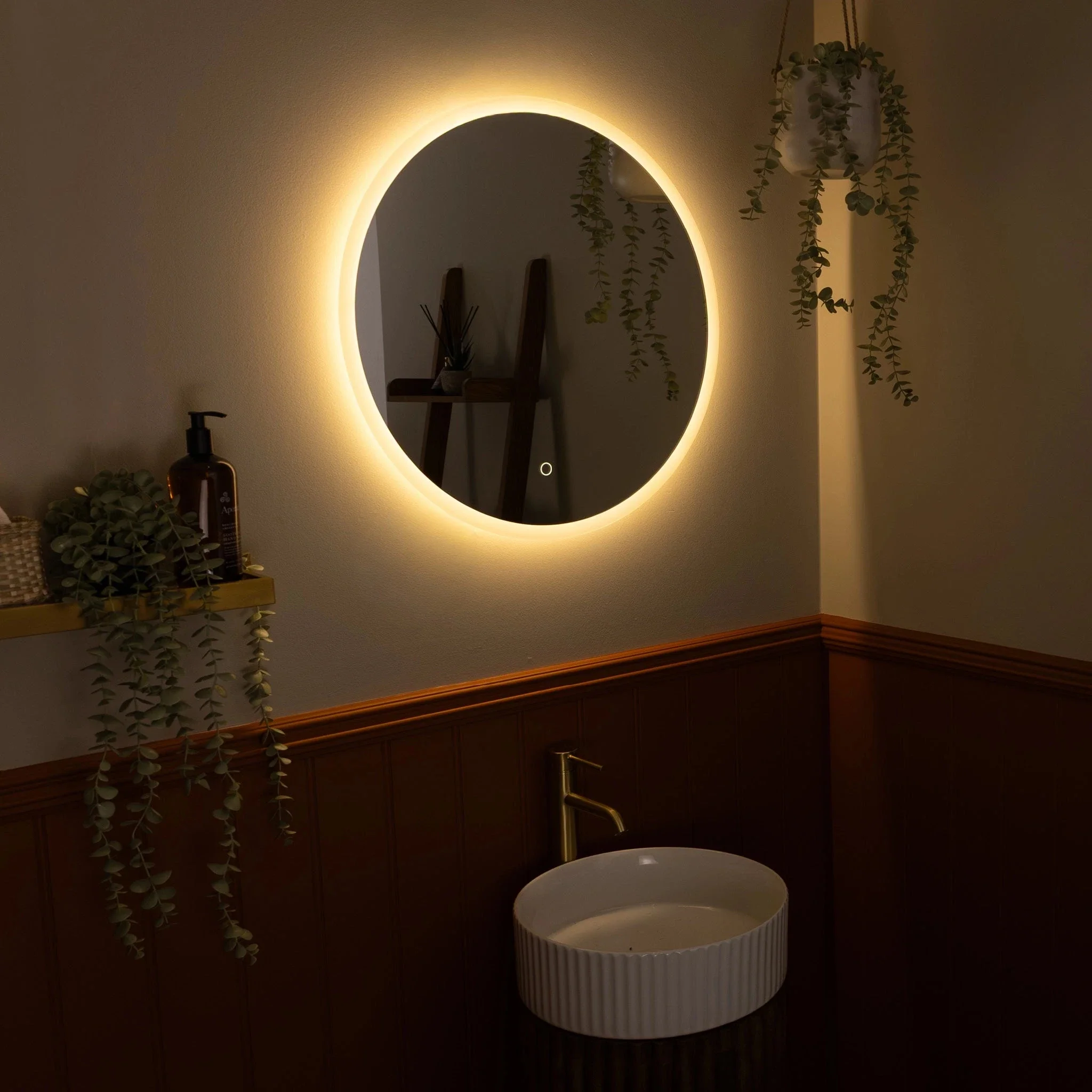 Glendale Round LED Bathroom Mirror - Image 3