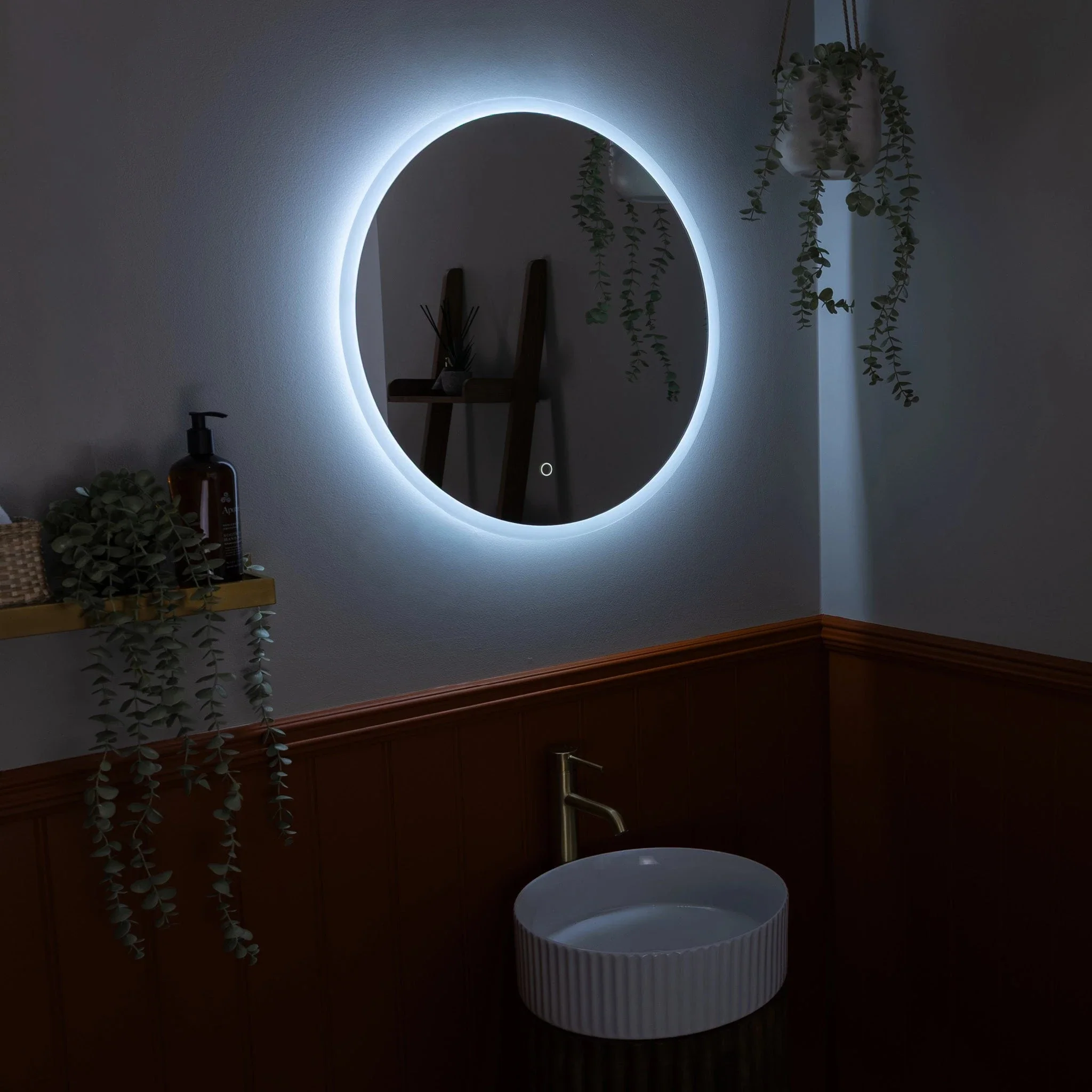 Glendale Round LED Bathroom Mirror - Image 4