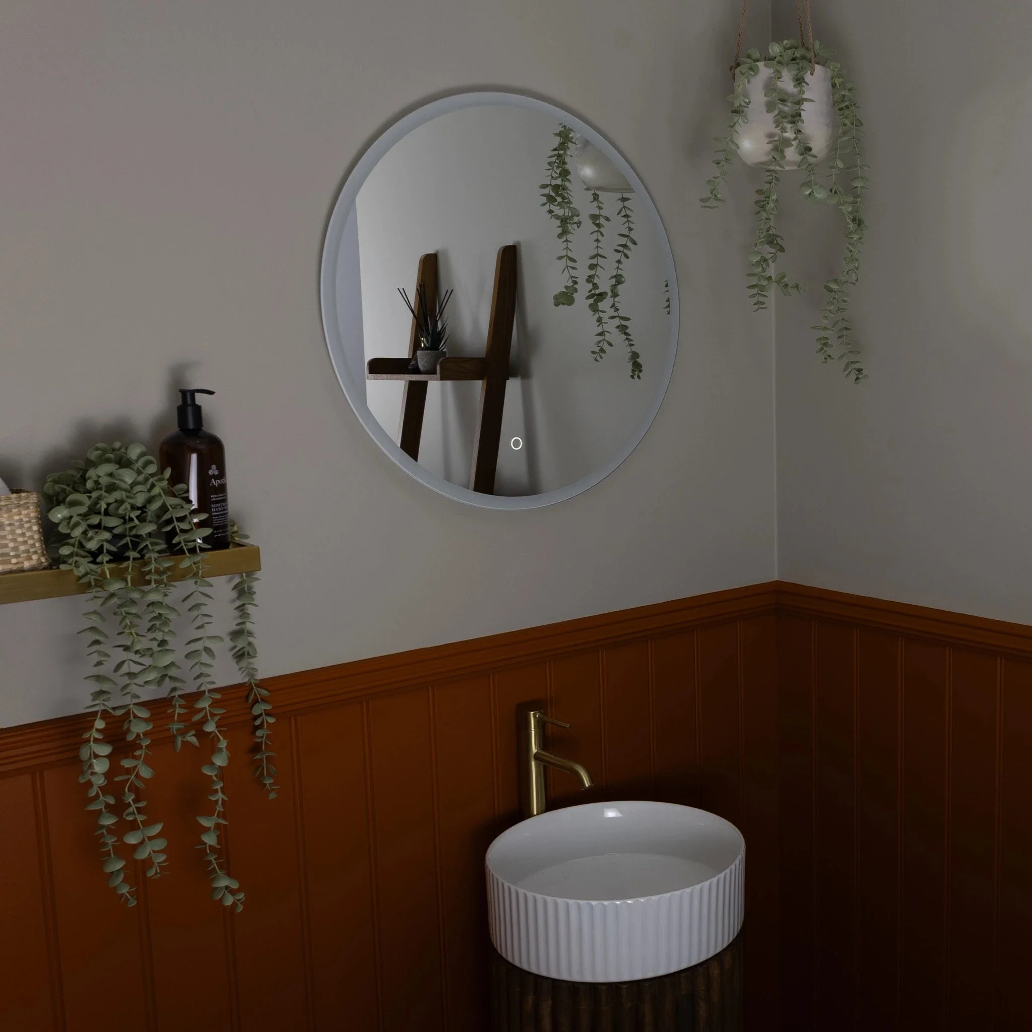Glendale Round LED Bathroom Mirror - Image 9
