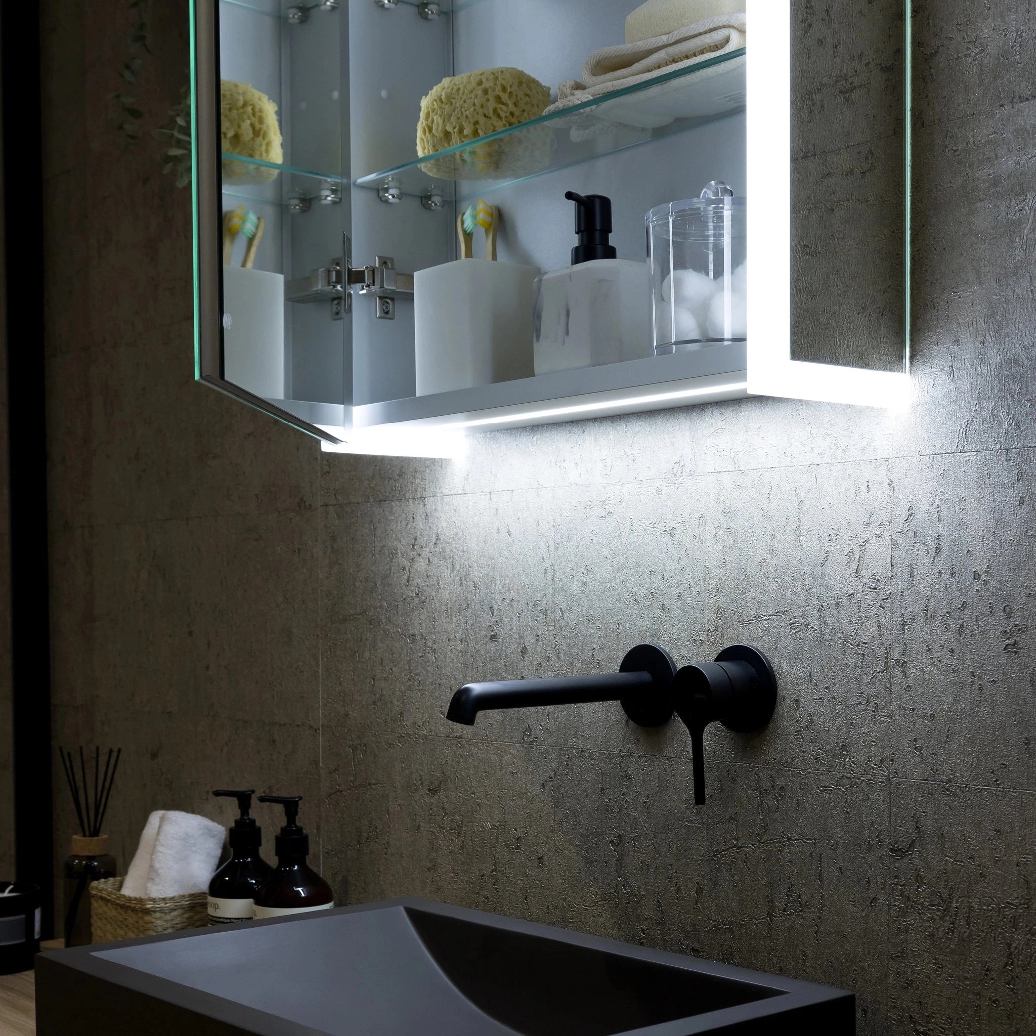 Grace Bluetooth LED Bathroom Mirror Cabinet - Image 18