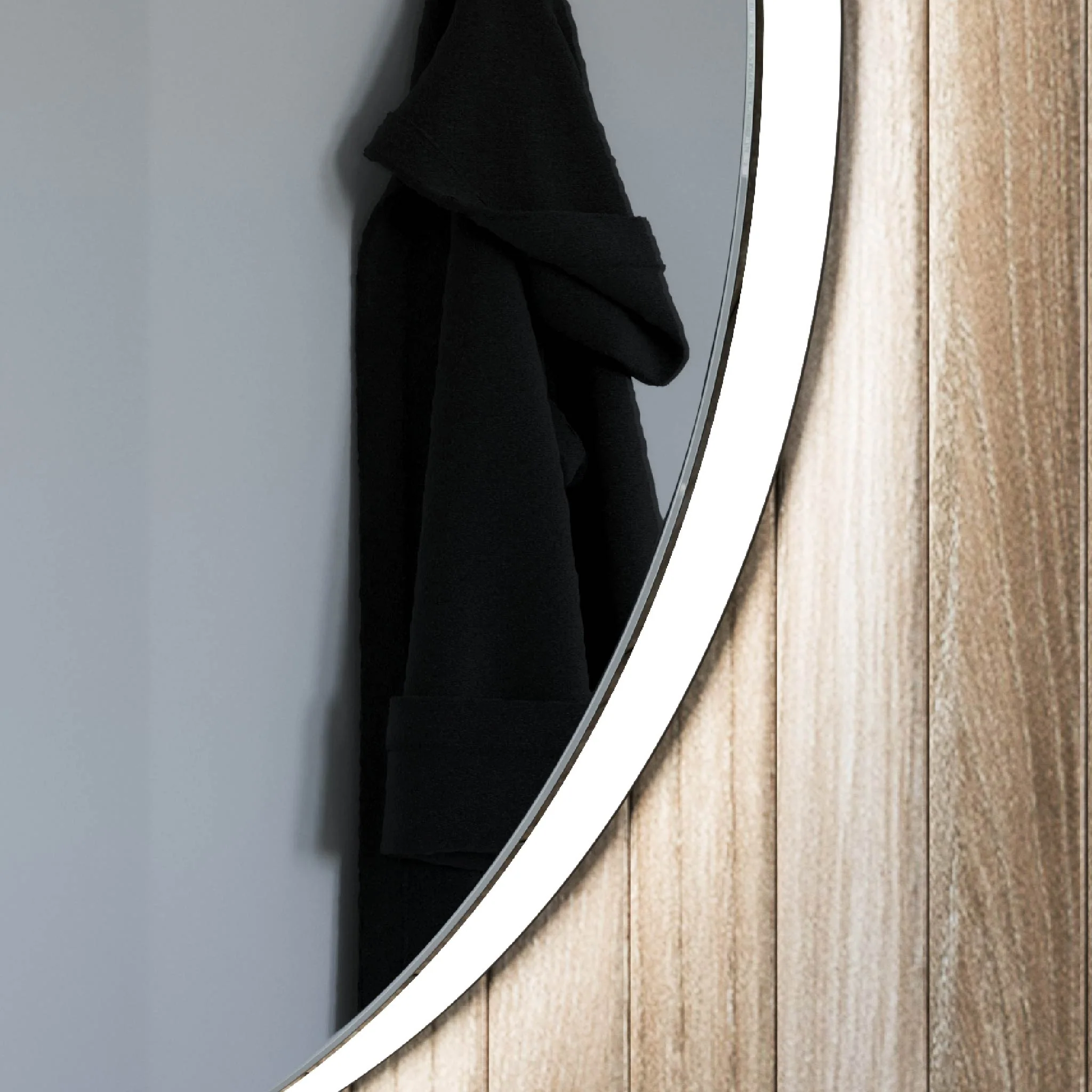 Halo Round LED Bathroom Mirror - Image 25