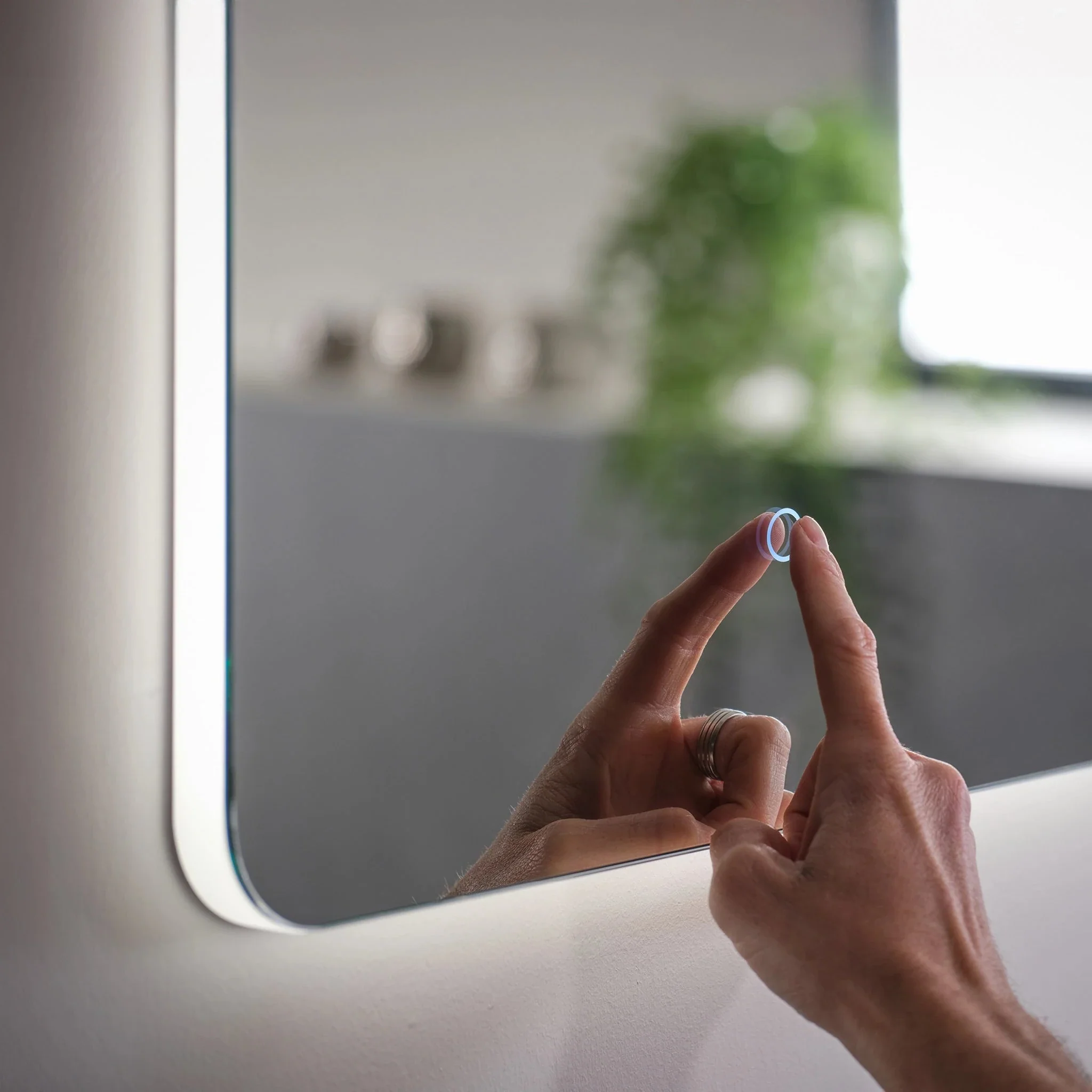 Halo Rectangle LED Bathroom Mirror - Image 13