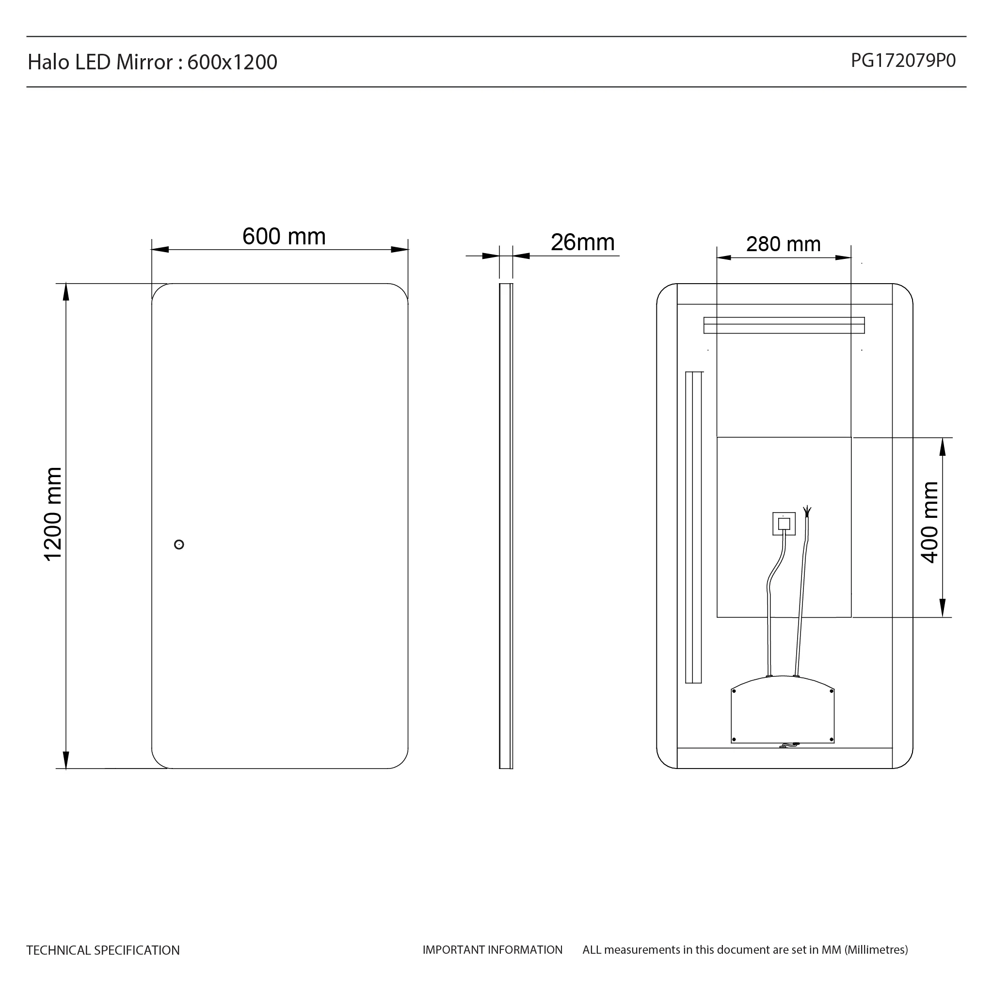 Halo Rectangle LED Bathroom Mirror - Image 30