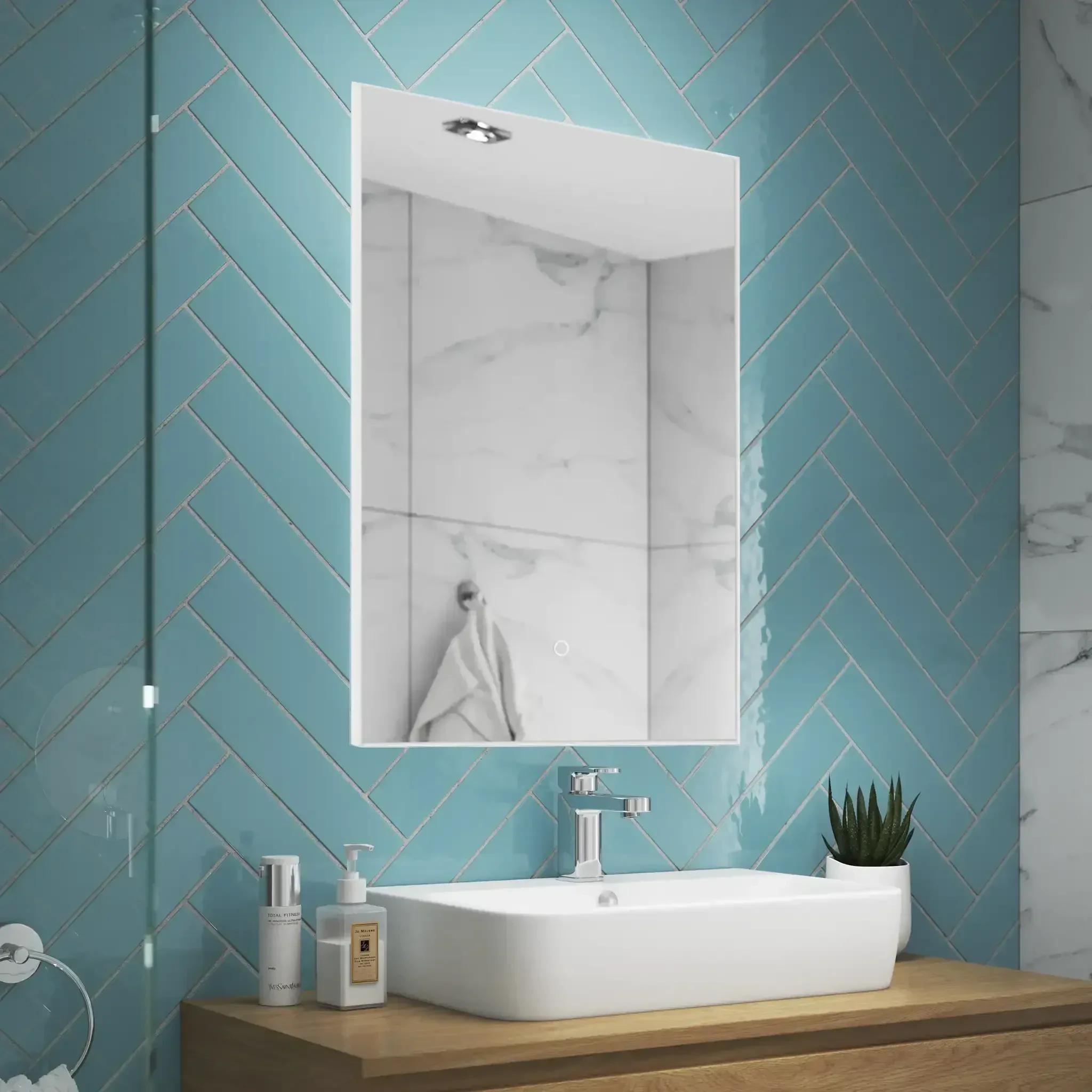 600mm x 800mm Illuminated Bathroom Mirrors