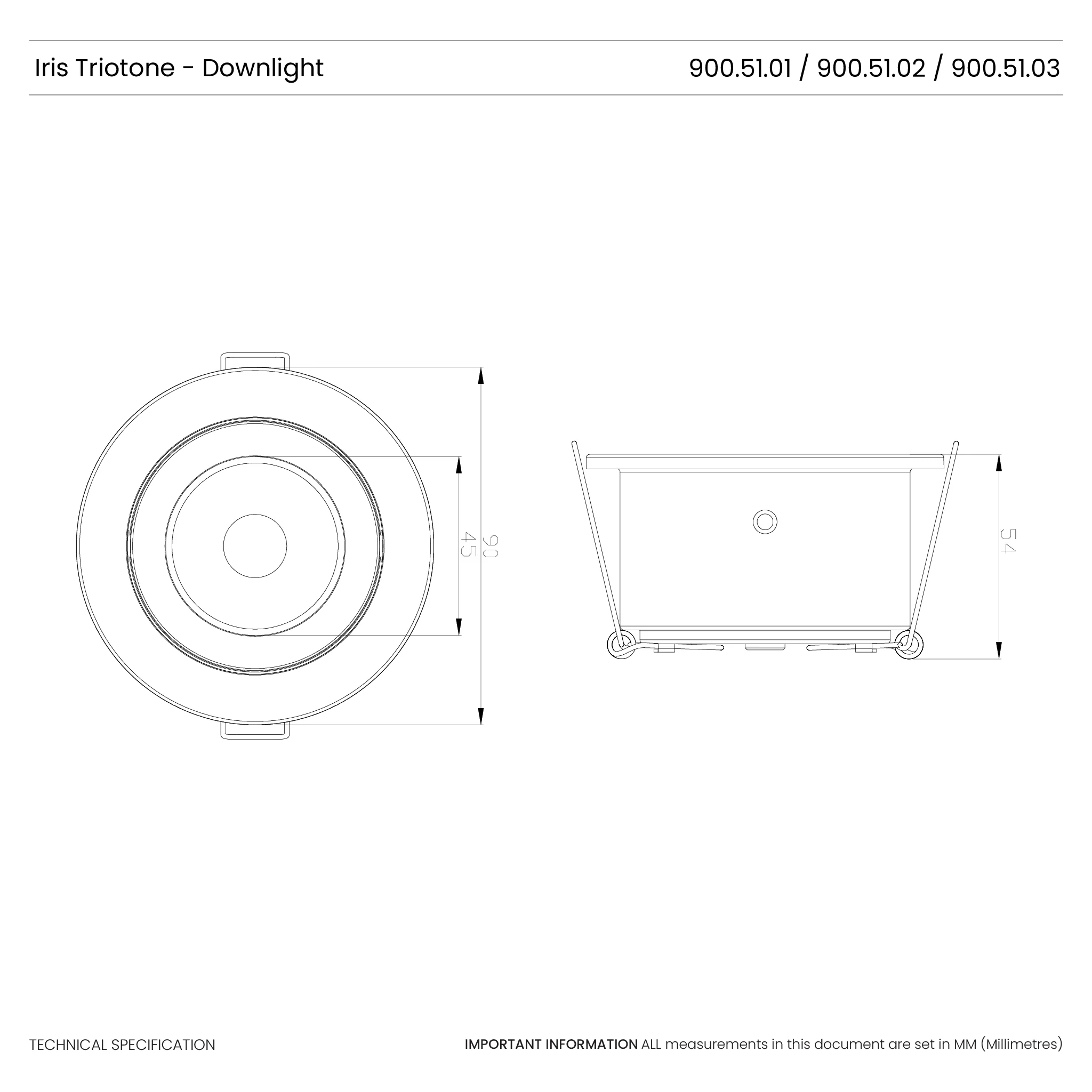 Iris Tiltable Fire Rated IP65 Bathroom Downlight - Image 23