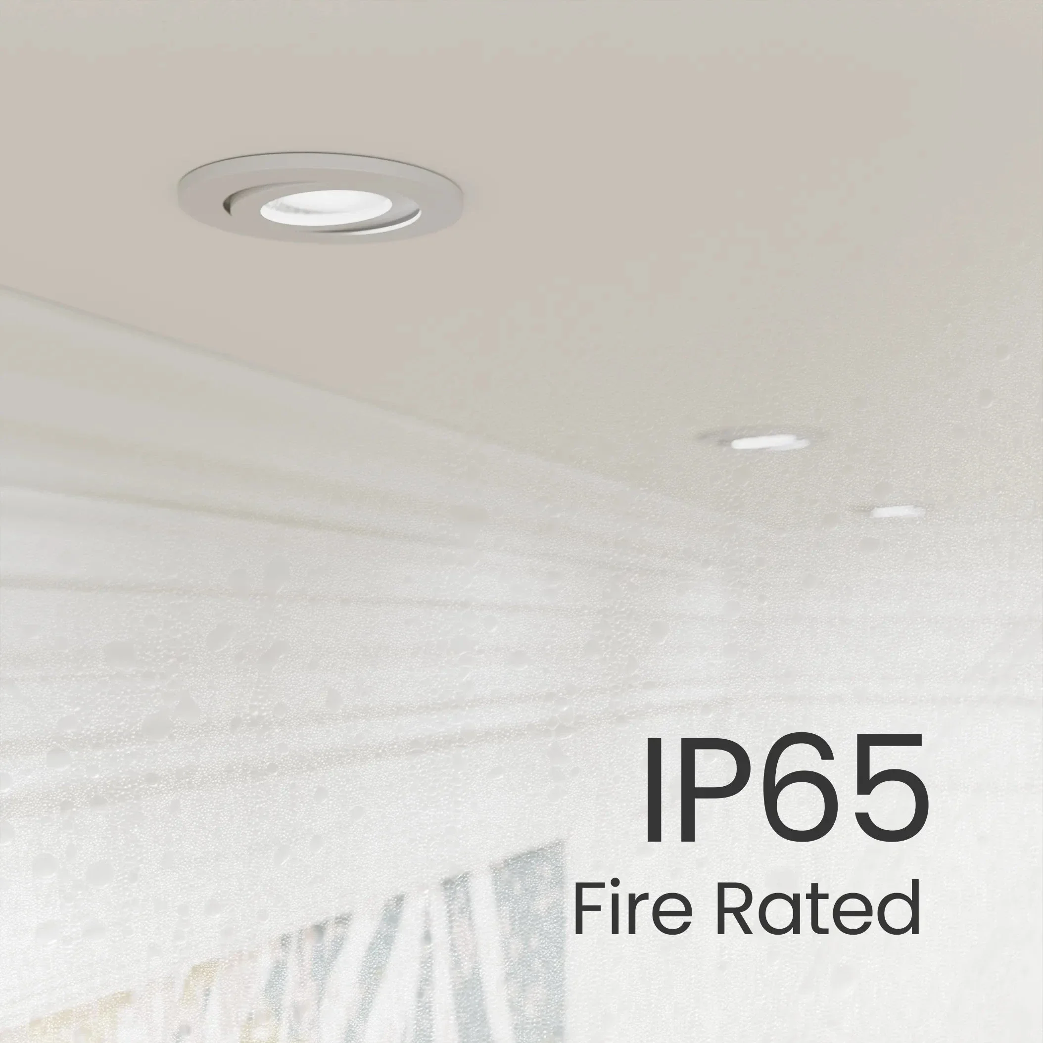 Iris Tiltable Fire Rated IP65 Bathroom Downlight - Image 4