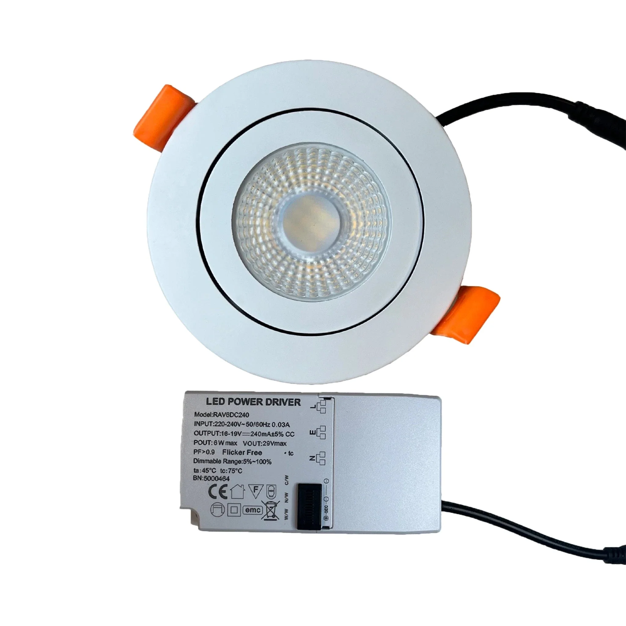 Iris Tiltable Fire Rated IP65 Bathroom Downlight - Image 6