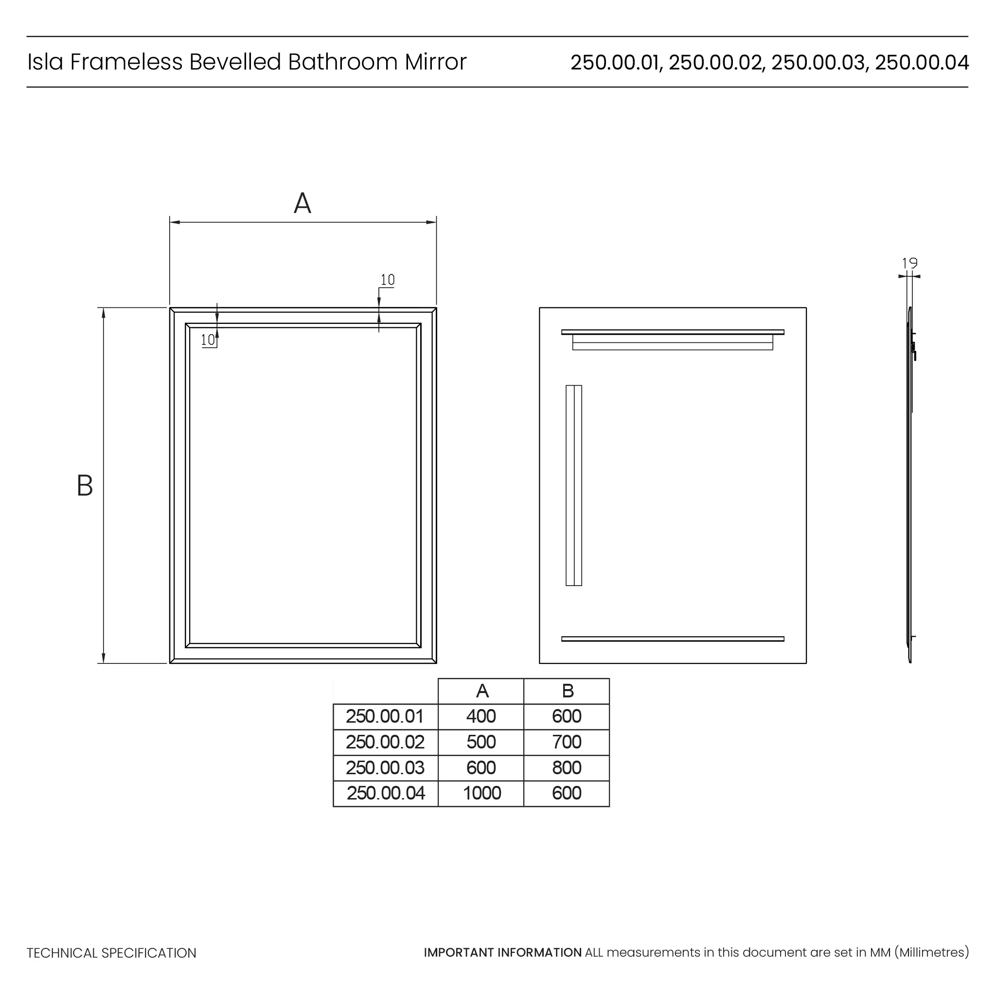 Isla Dual Bevelled Mirror - Image 12