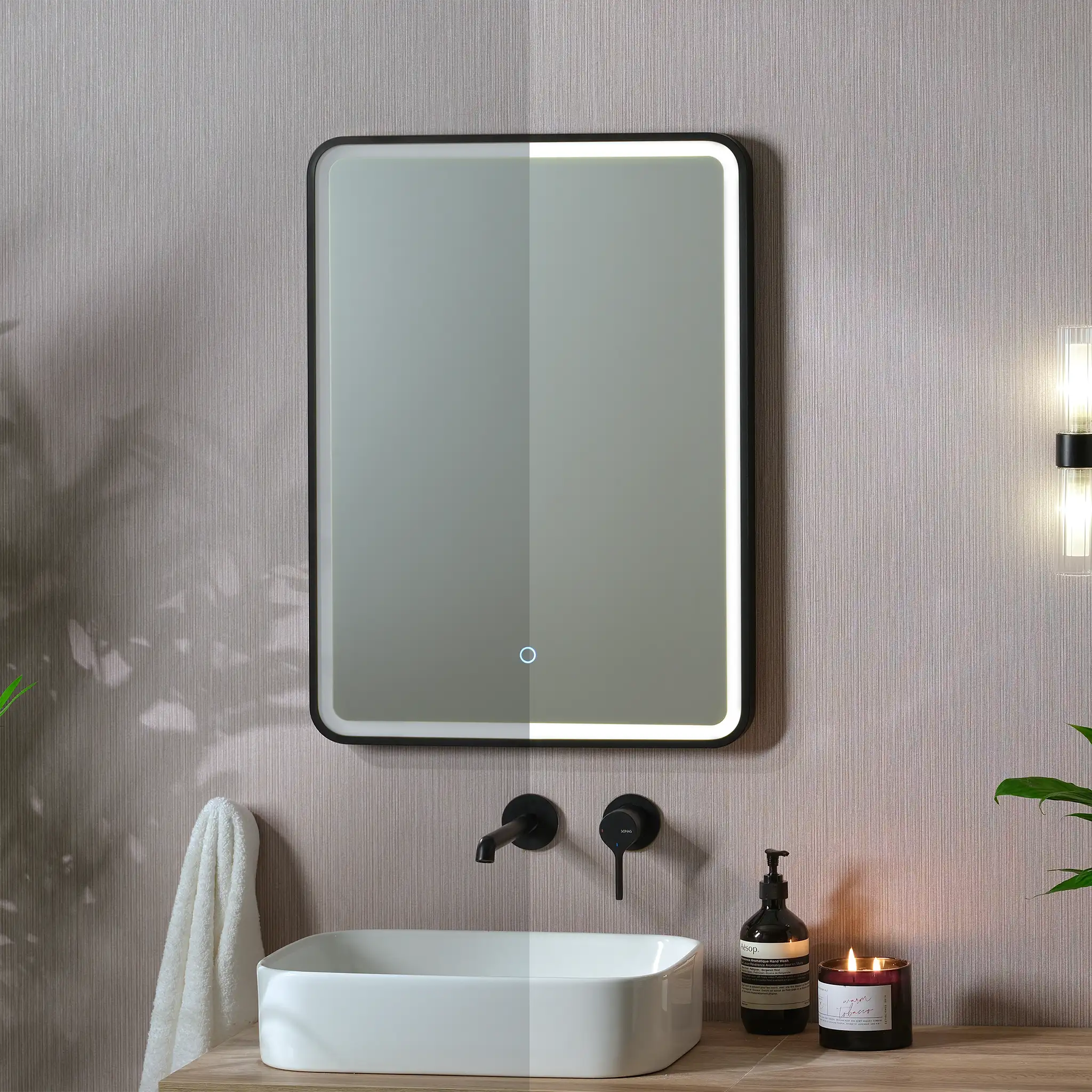 Kali Rectangle LED Illuminated Mirror - Image 10
