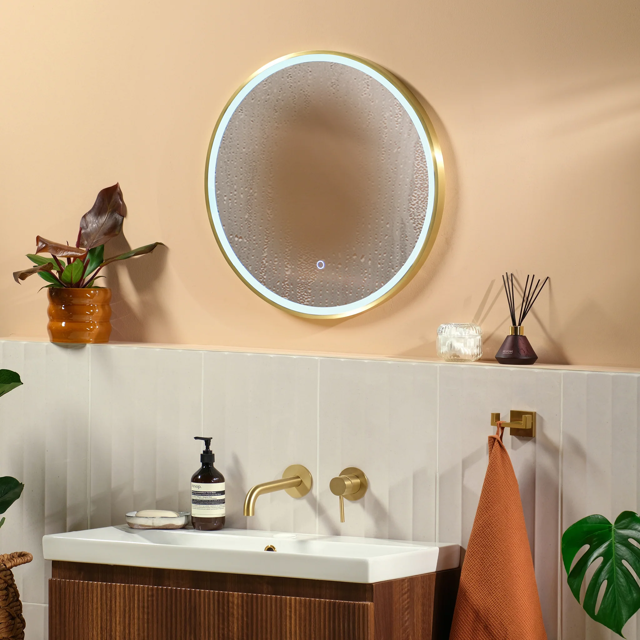 Kali Round LED Illuminated Mirror - Image 3