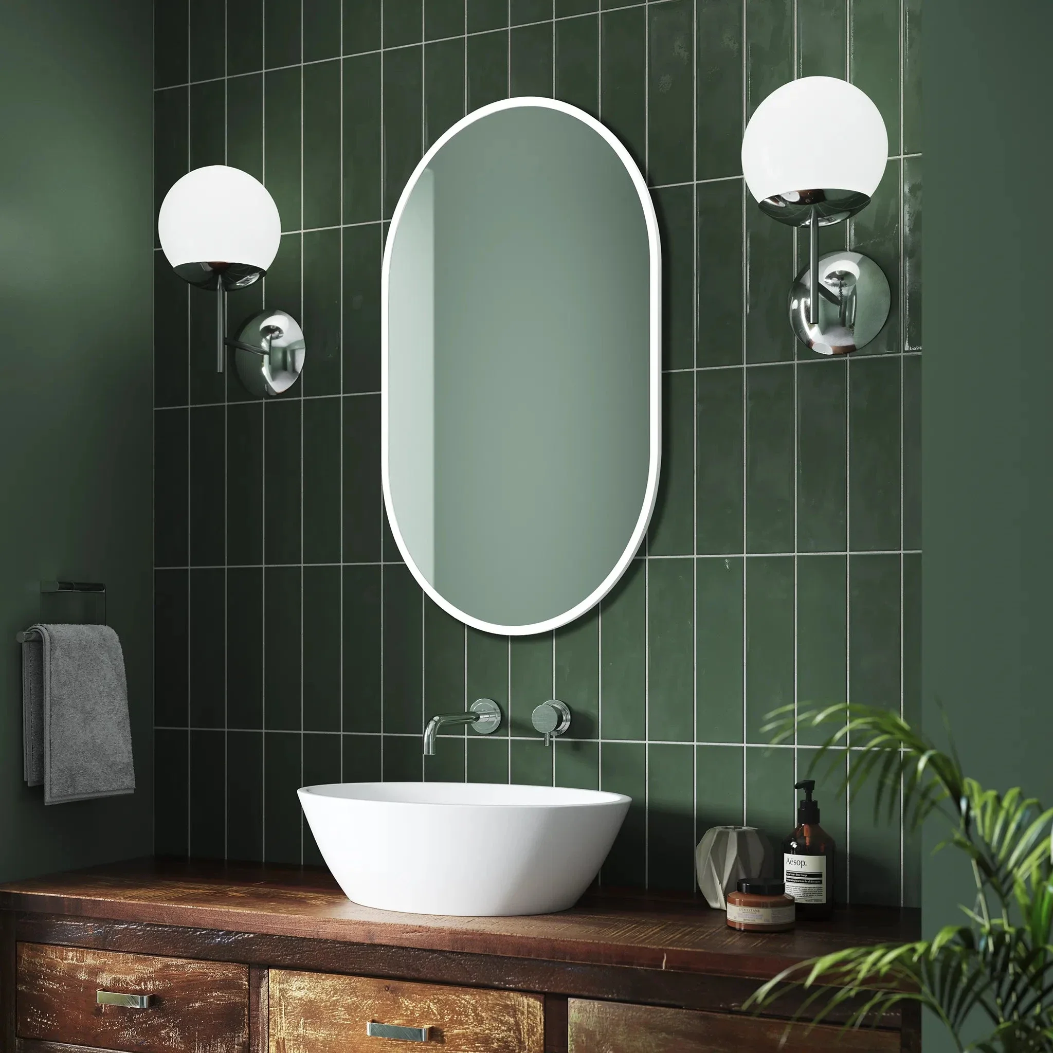 Kira Pill-Shaped Mirror - Image 14