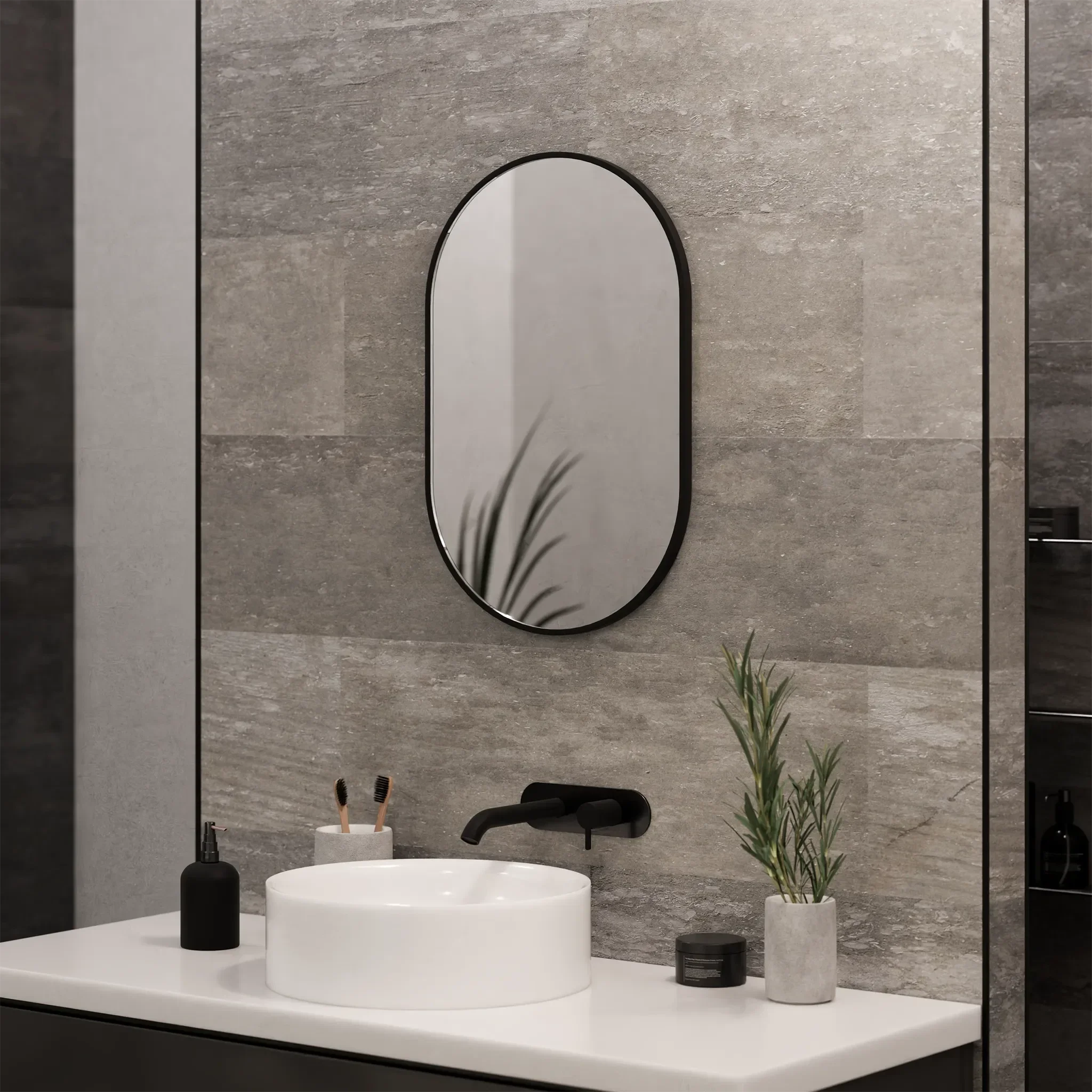 Kira Pill-Shaped Mirror - Image 3