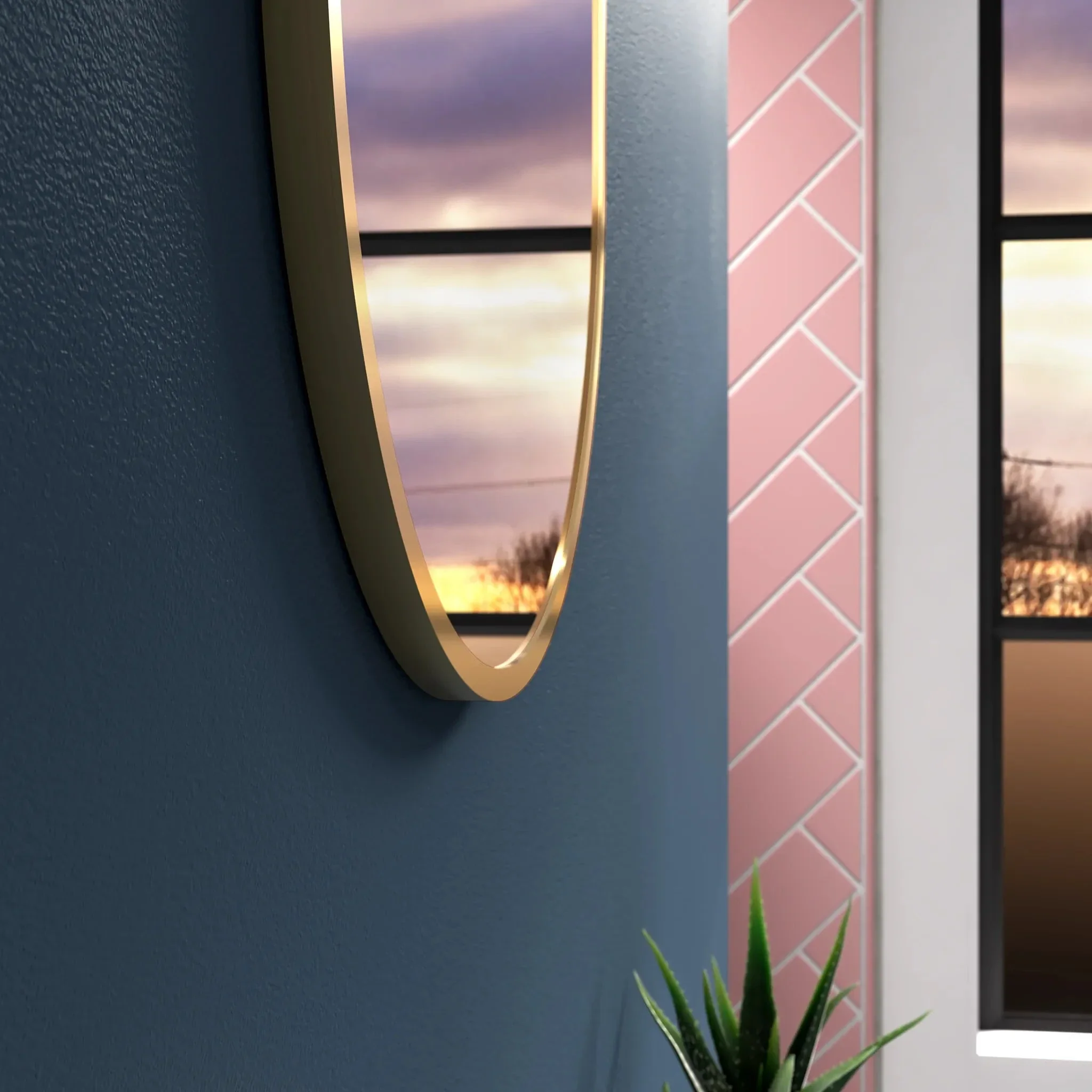 Kira Pill-Shaped Mirror - Image 6