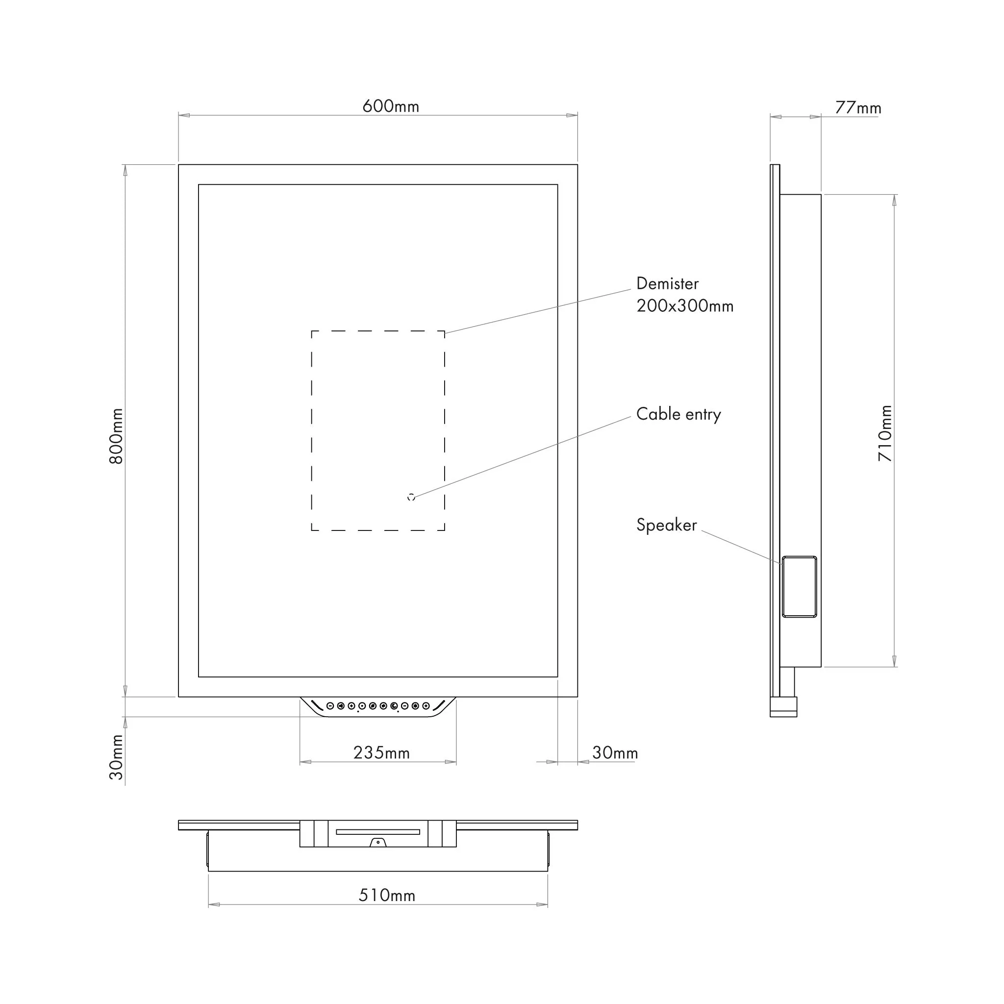 Luka LED Mirror with Alexa Built-in - Image 13