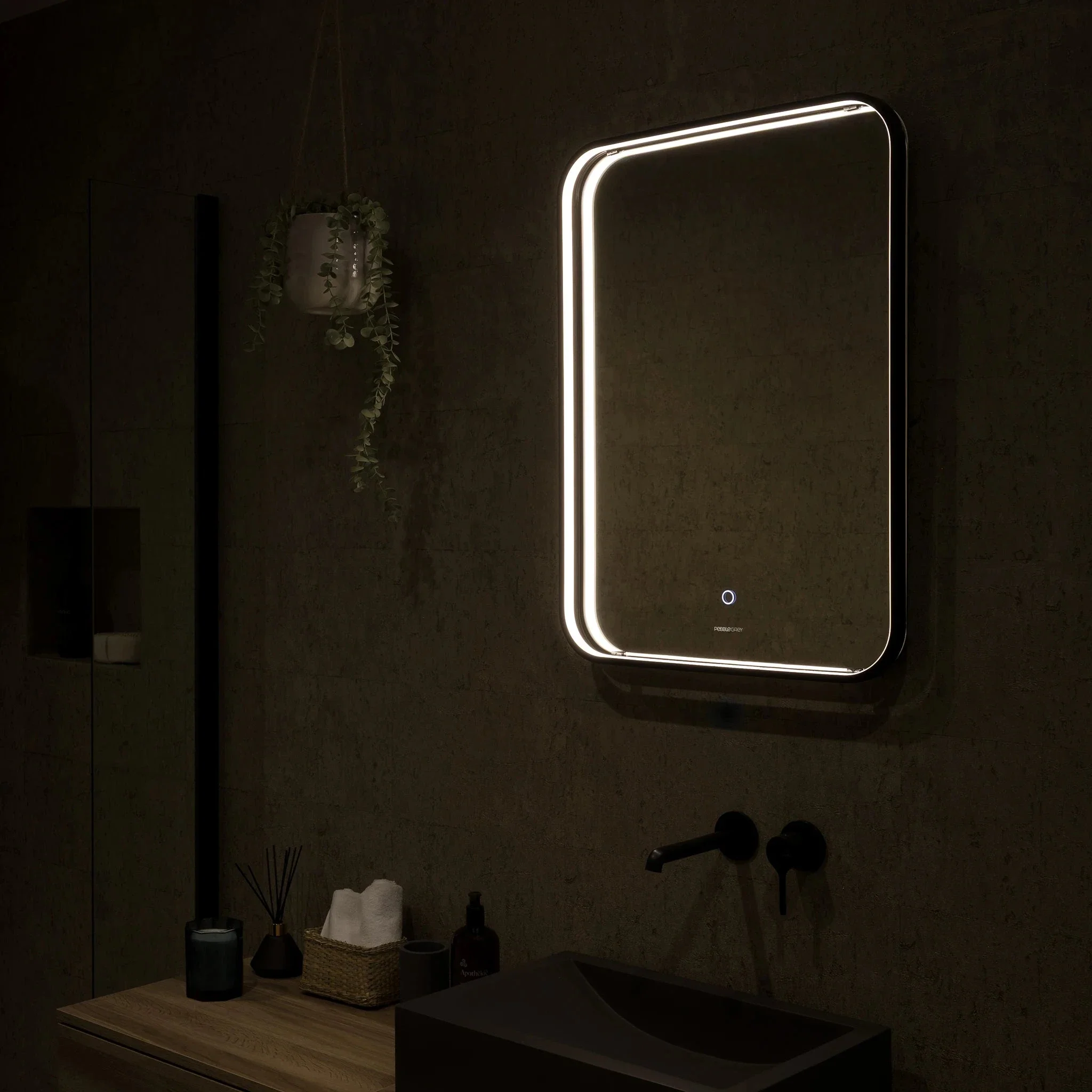 Luna Portrait LED Bathroom Mirror - Image 7