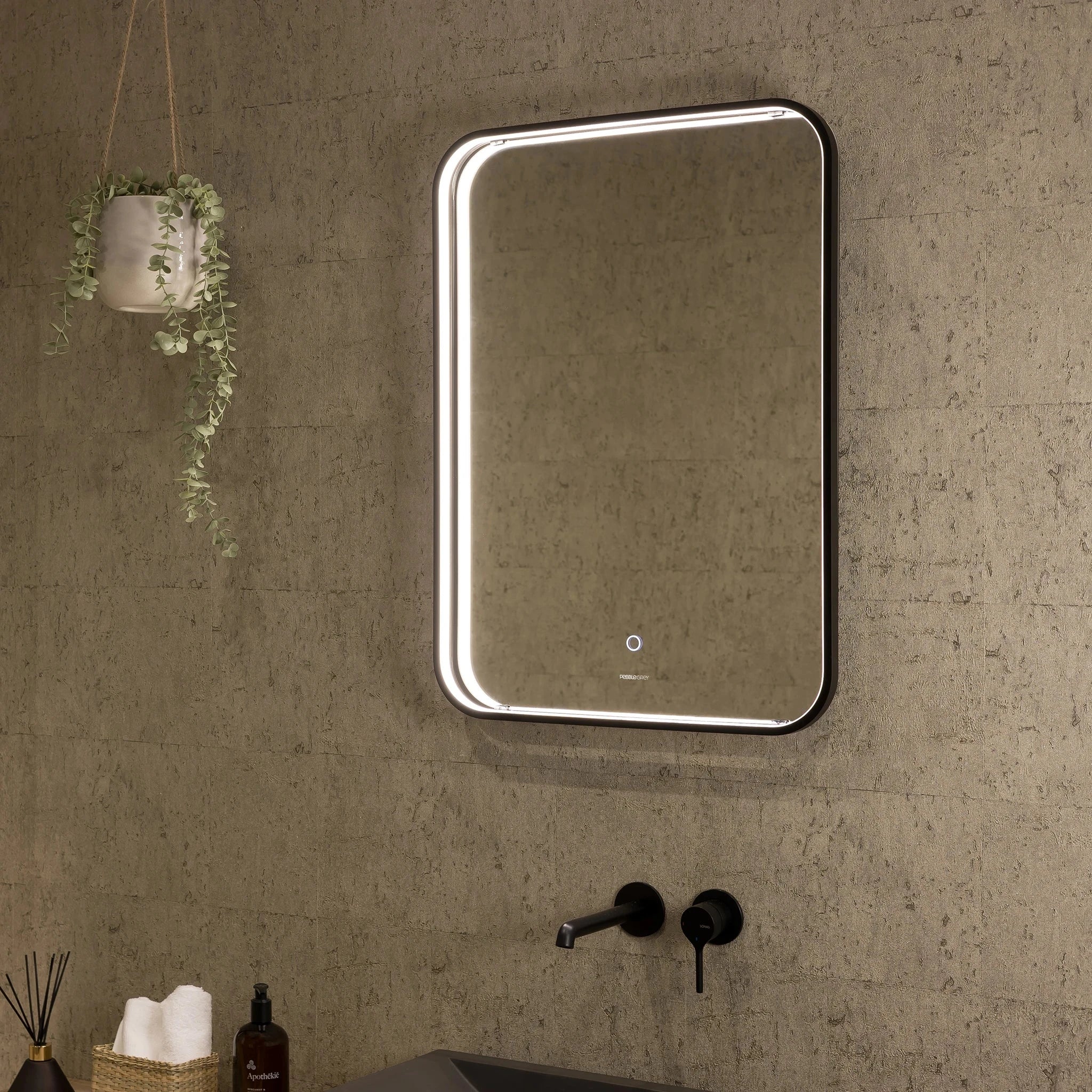 Luna Portrait LED Bathroom Mirror - Image 9