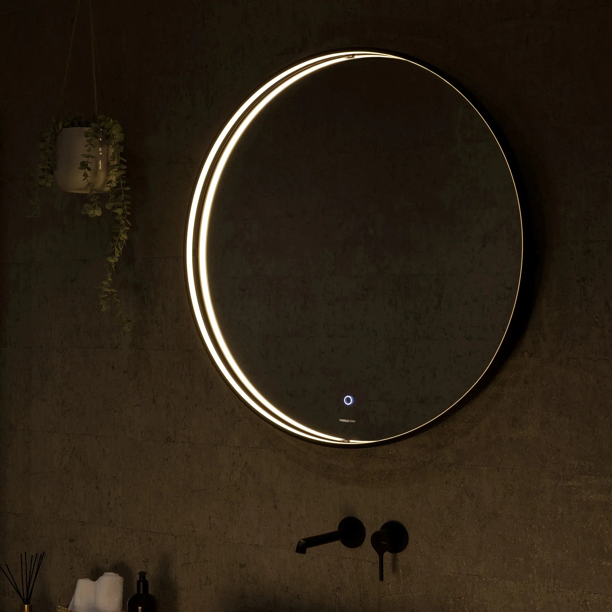 Luna Round LED Bathroom Mirror - Image 6