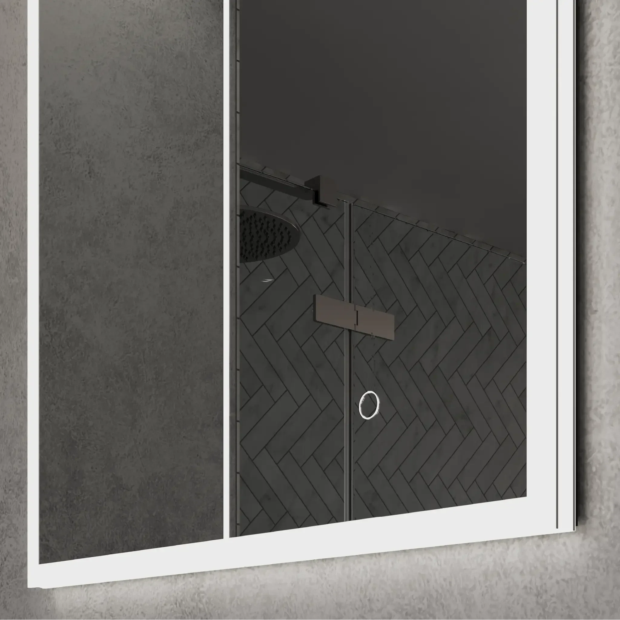 Malin Recessed LED Bathroom Mirror Cabinet - Image 19