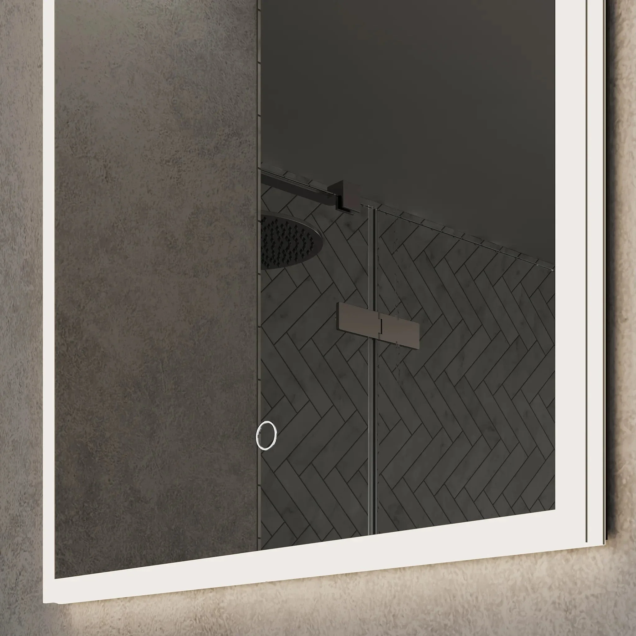 Malin Recessed LED Bathroom Mirror Cabinet - Image 7