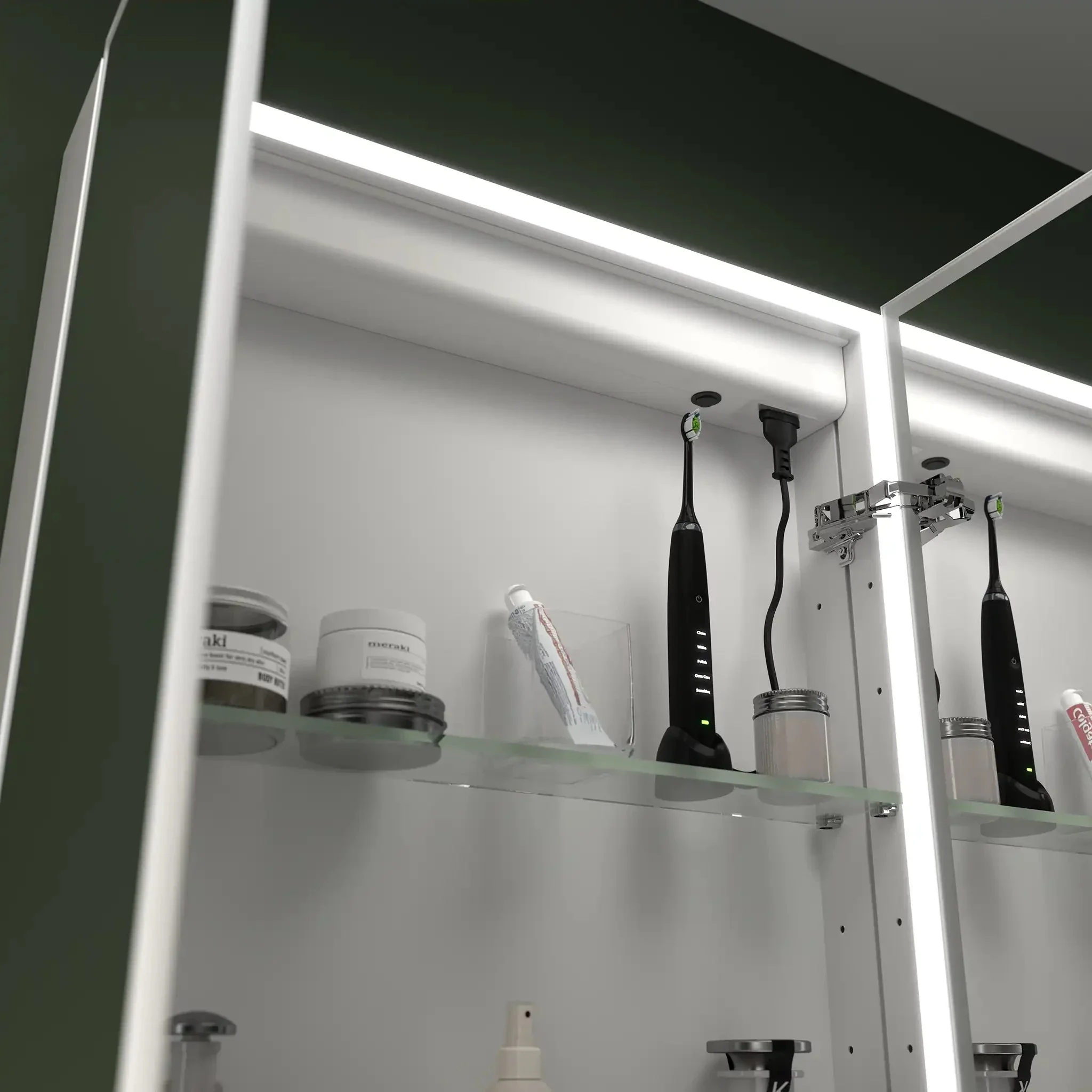 Marcel LED Bathroom Mirror Cabinet - Image 12