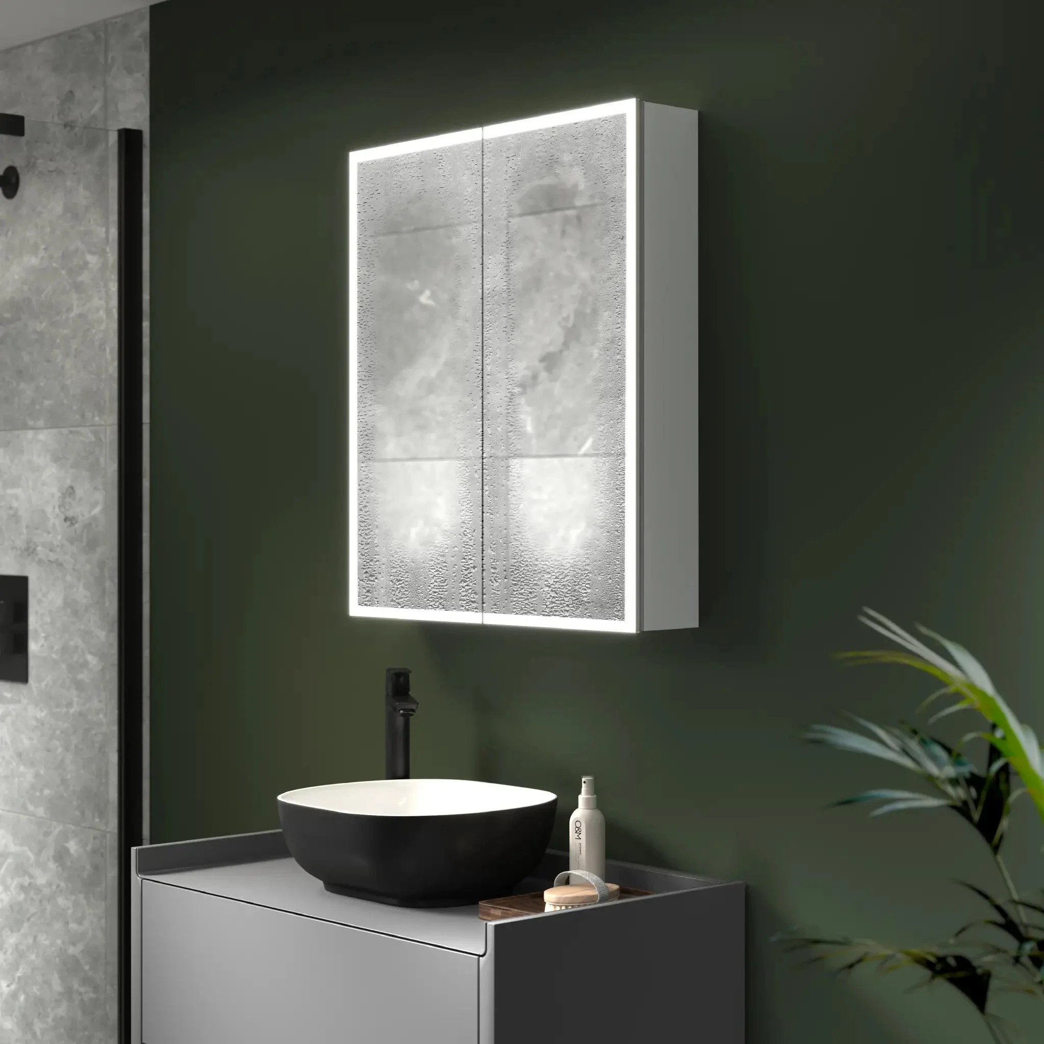 Marcel LED Bathroom Mirror Cabinet - Image 8