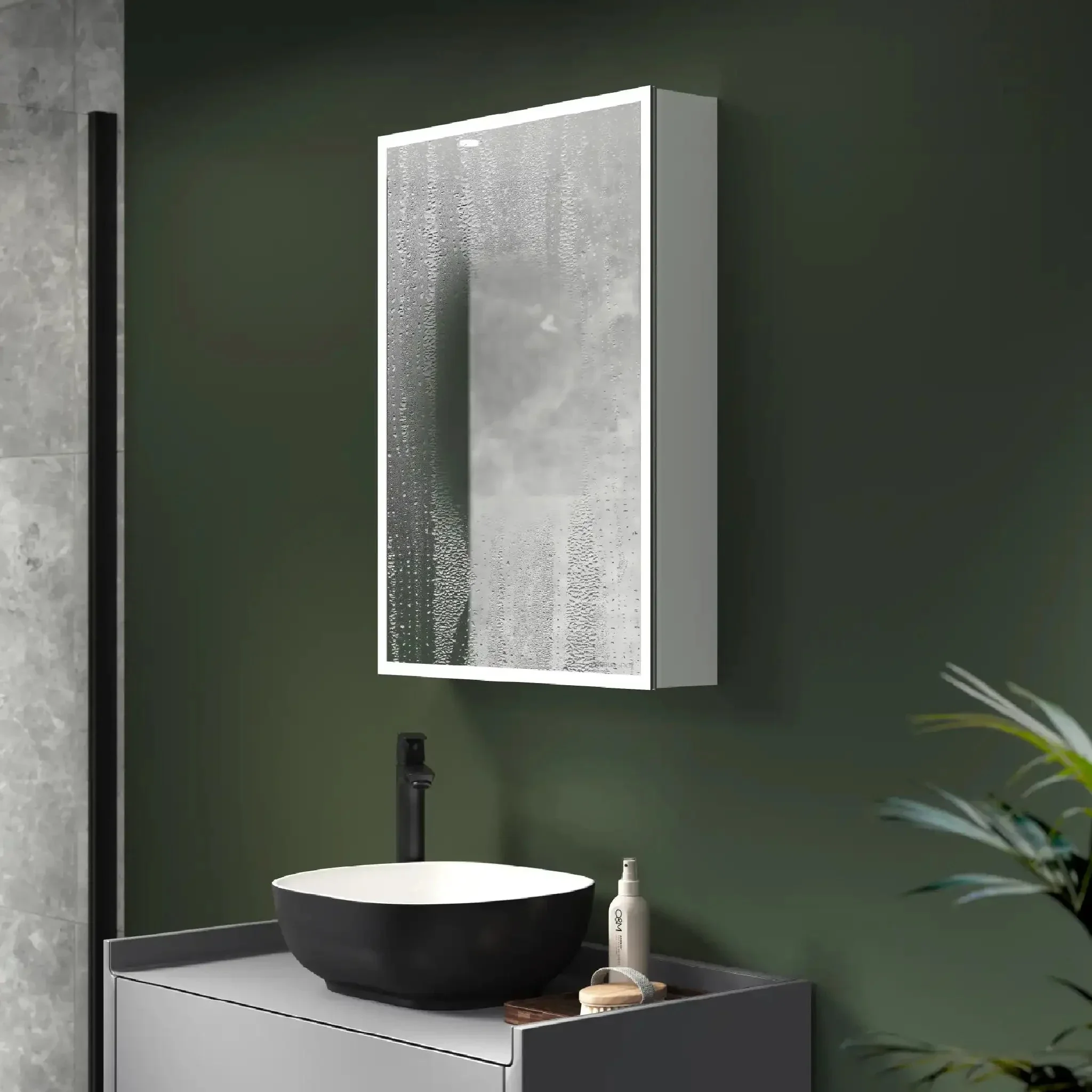 Marcel LED Bathroom Mirror Cabinet - Image 9
