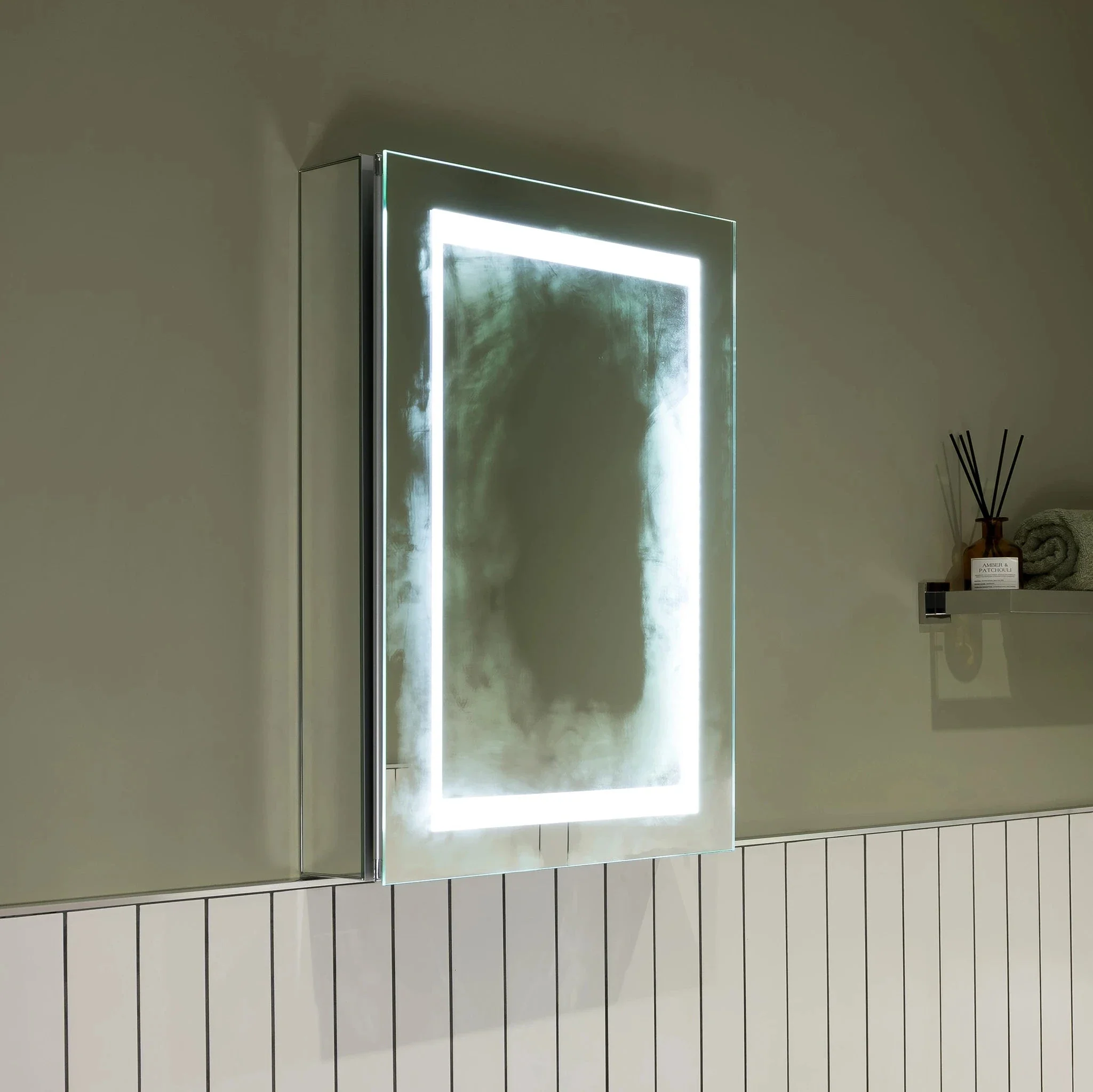 Nimbus LED Bathroom Mirror Cabinet - Image 3