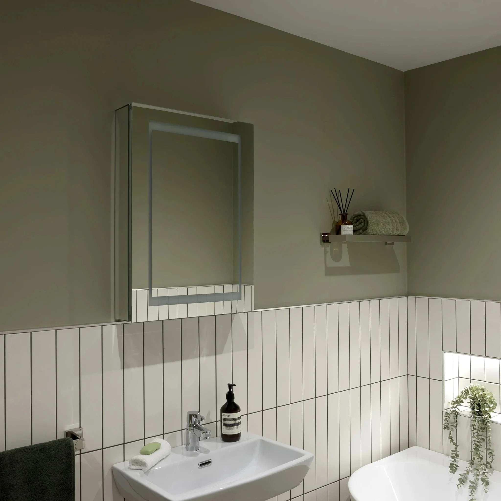 Nimbus LED Bathroom Mirror Cabinet - Image 5