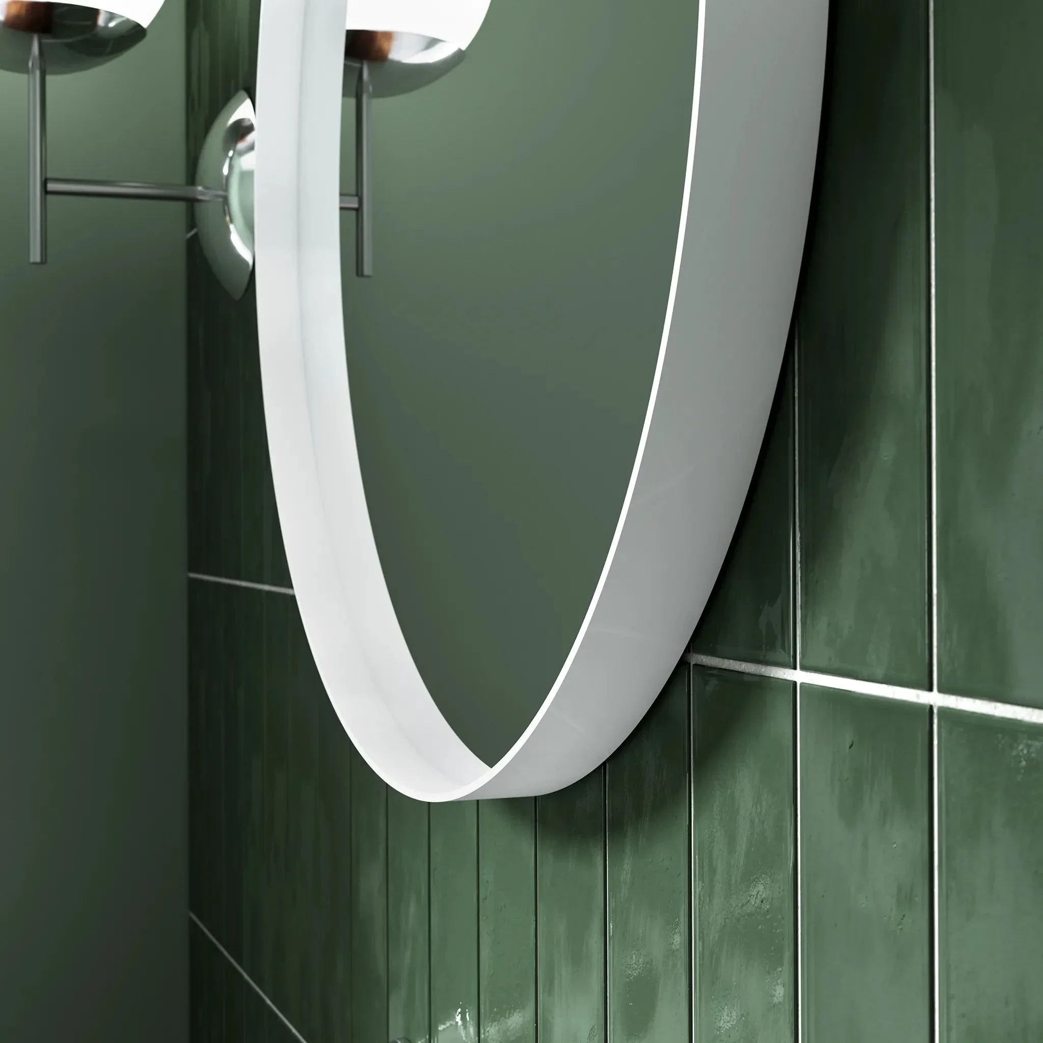 Onyx Round Deep Frame Mirror - Image 4