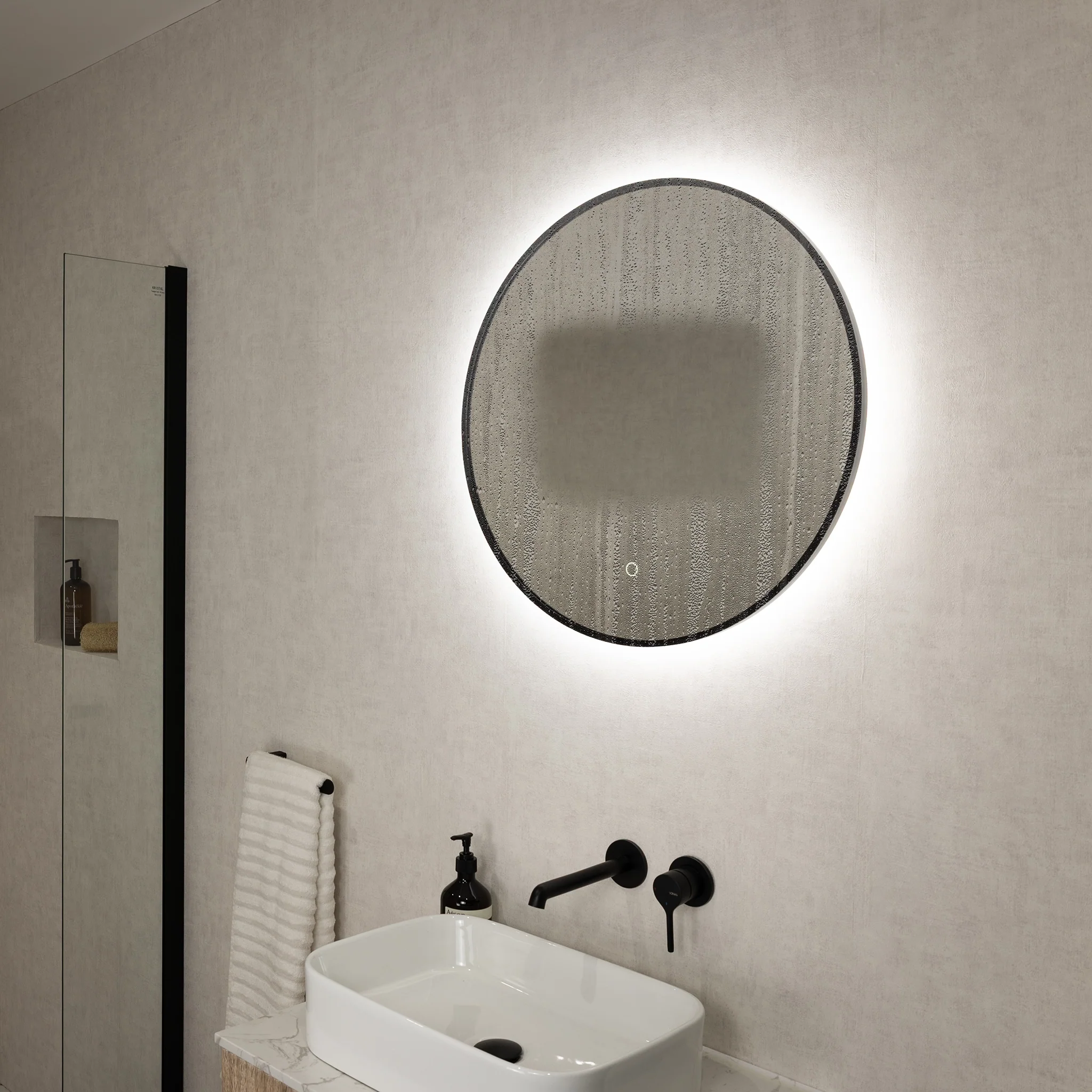 Oslo Round LED Bathroom Mirror - Image 3