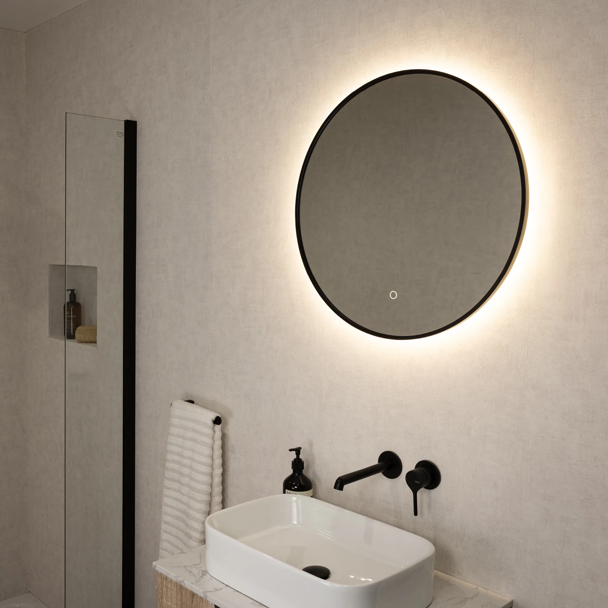 Oslo Round LED Bathroom Mirror - Image 5