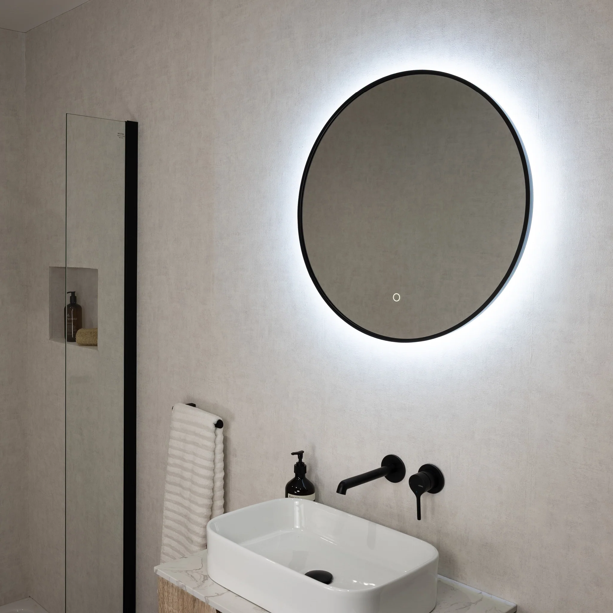 Oslo Round LED Bathroom Mirror - Image 6