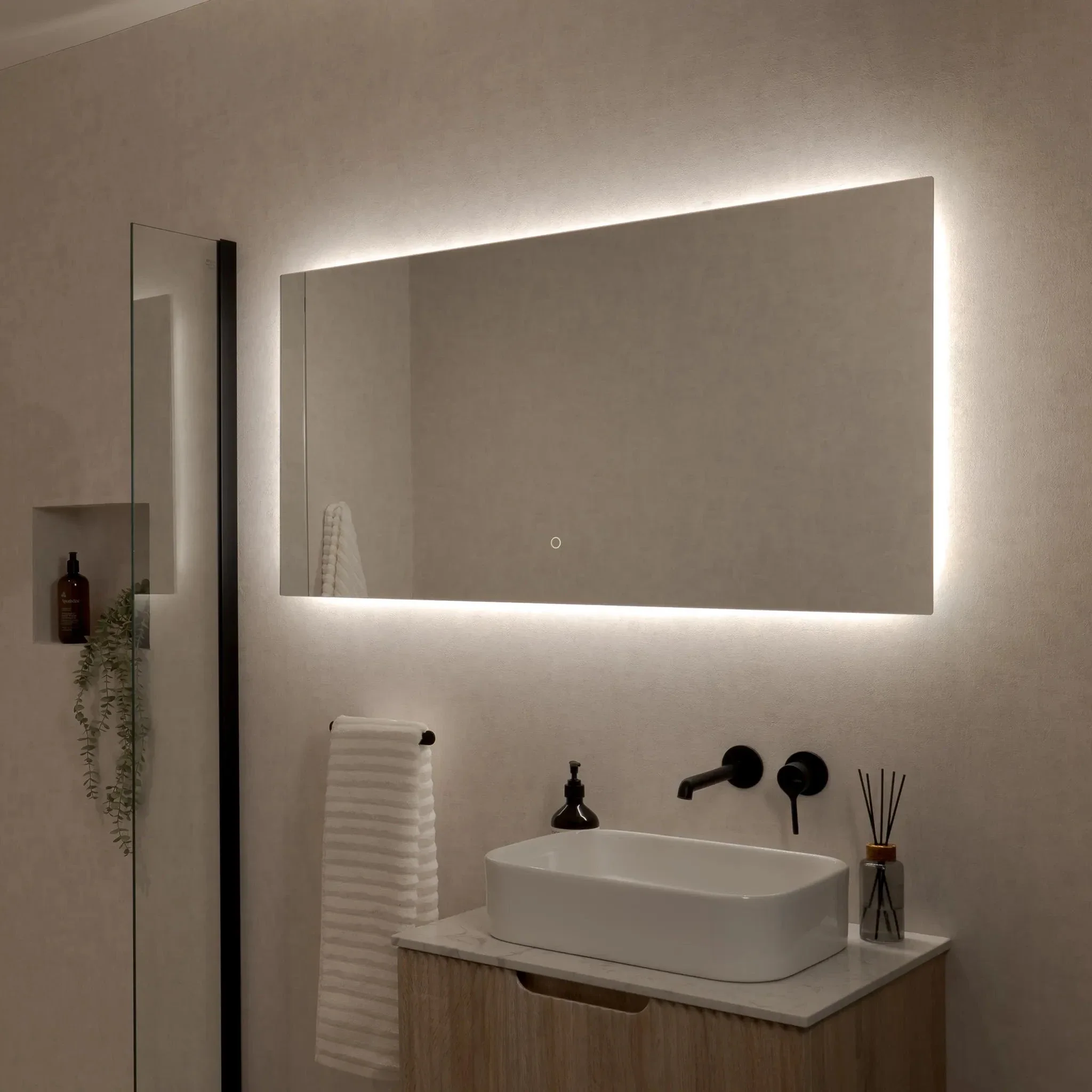 Savannah Backlit LED Bathroom Mirror - Image 31