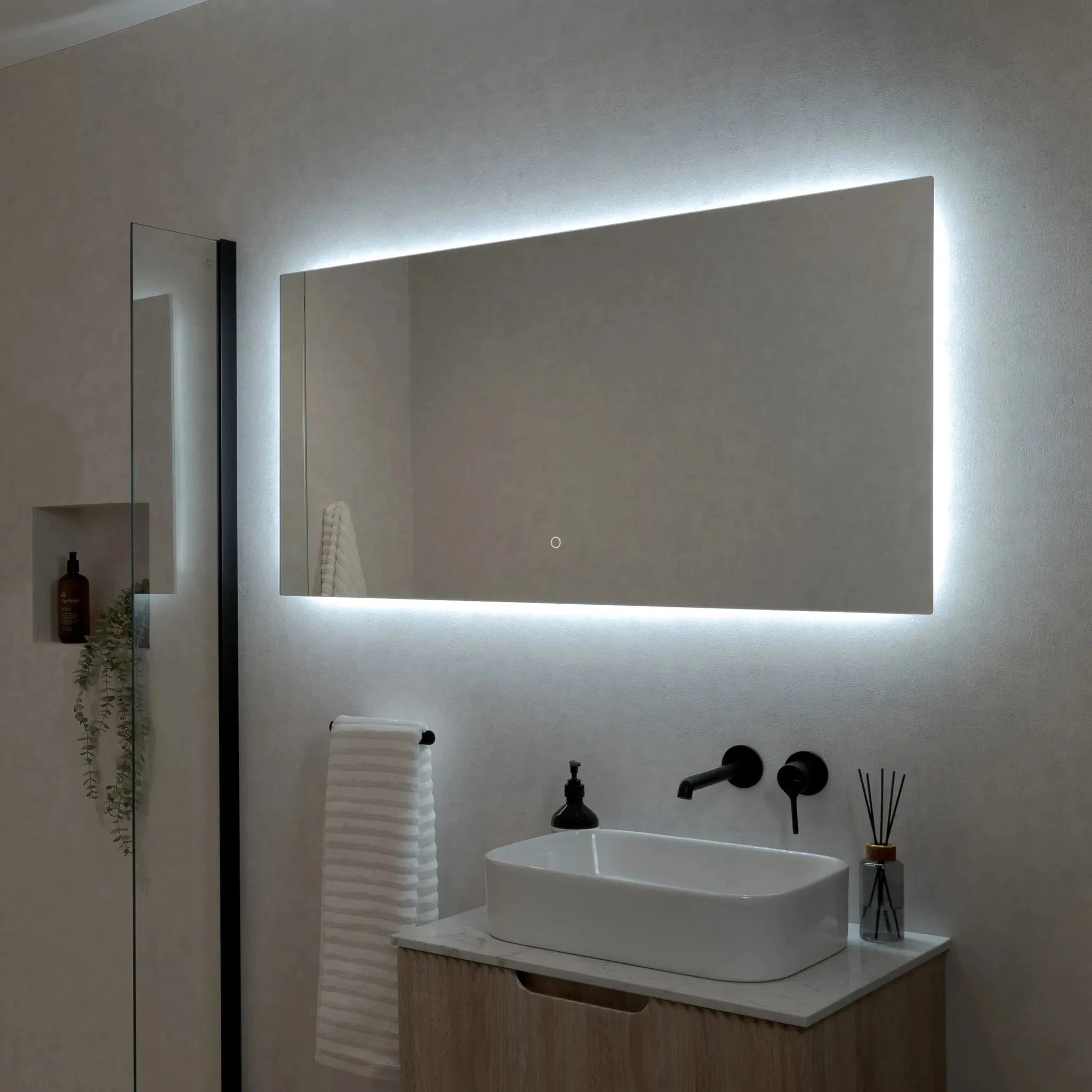 Savannah Backlit LED Bathroom Mirror - Image 36