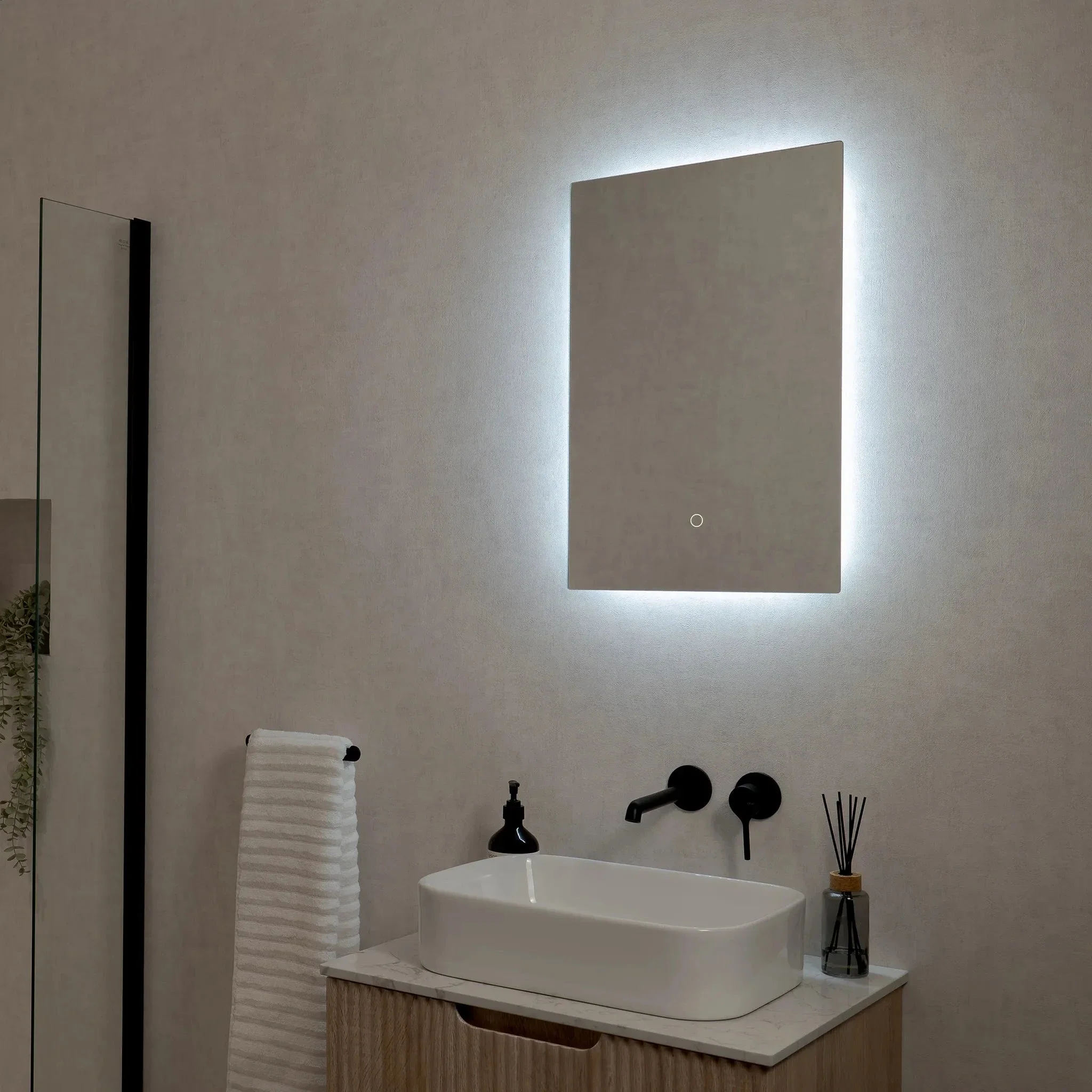 Savannah Backlit LED Bathroom Mirror - Image 6