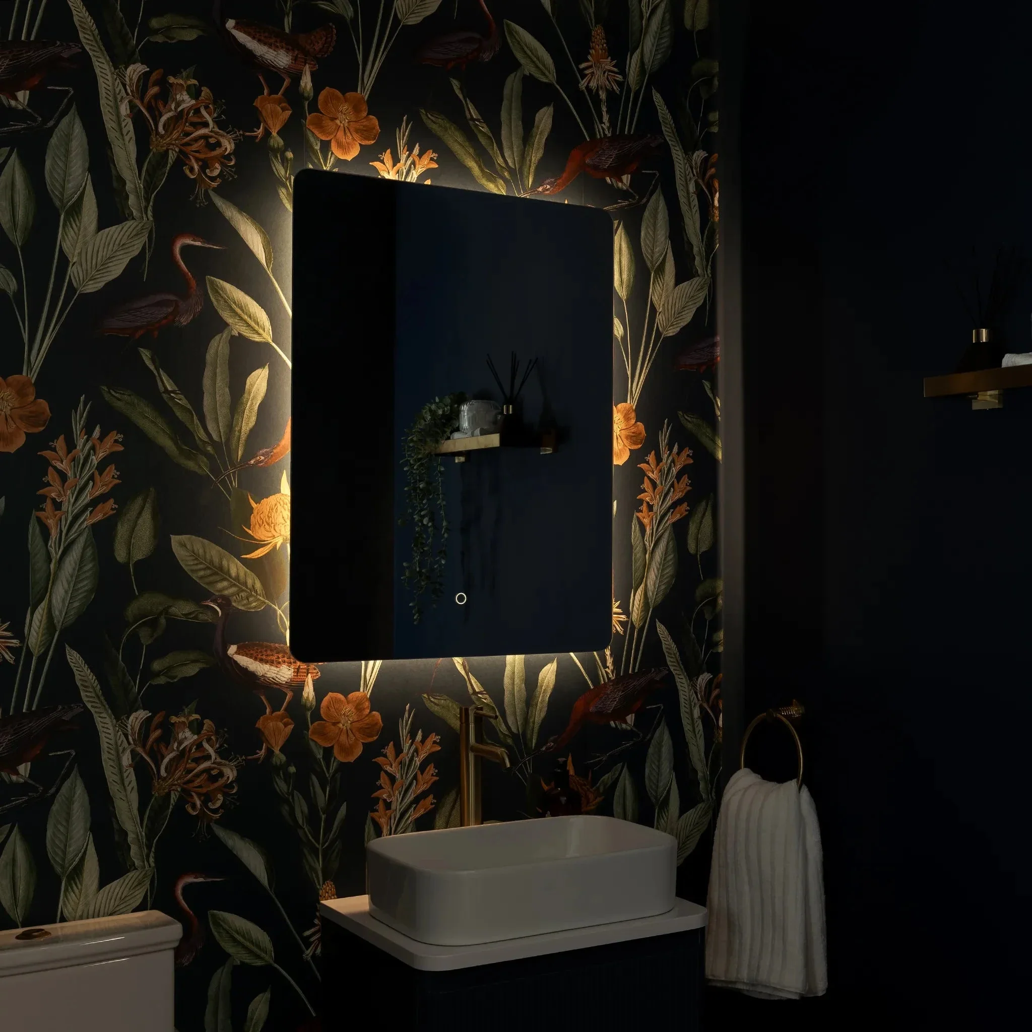 Savannah Curve Backlit LED Bathroom Mirror - Image 19