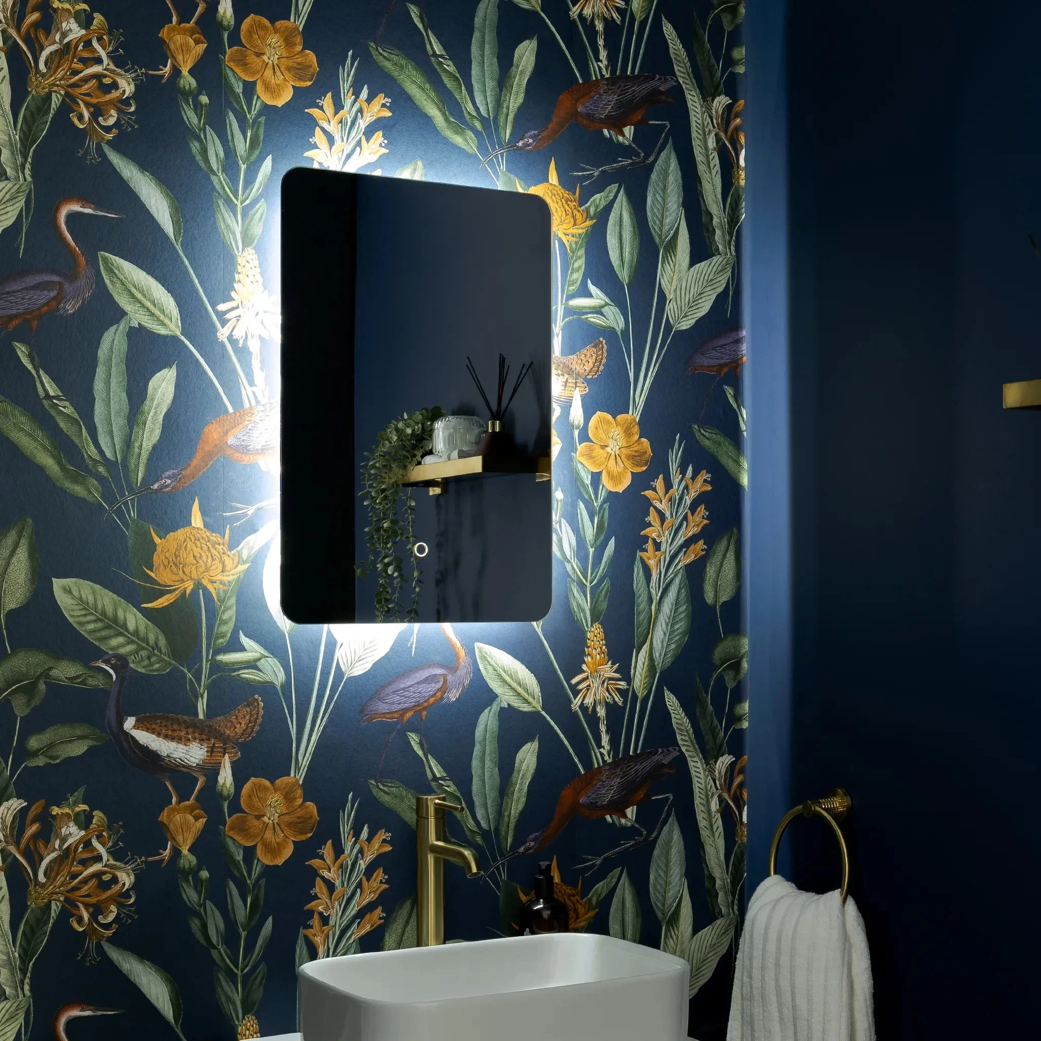 Savannah Curve Backlit LED Bathroom Mirror - Image 3