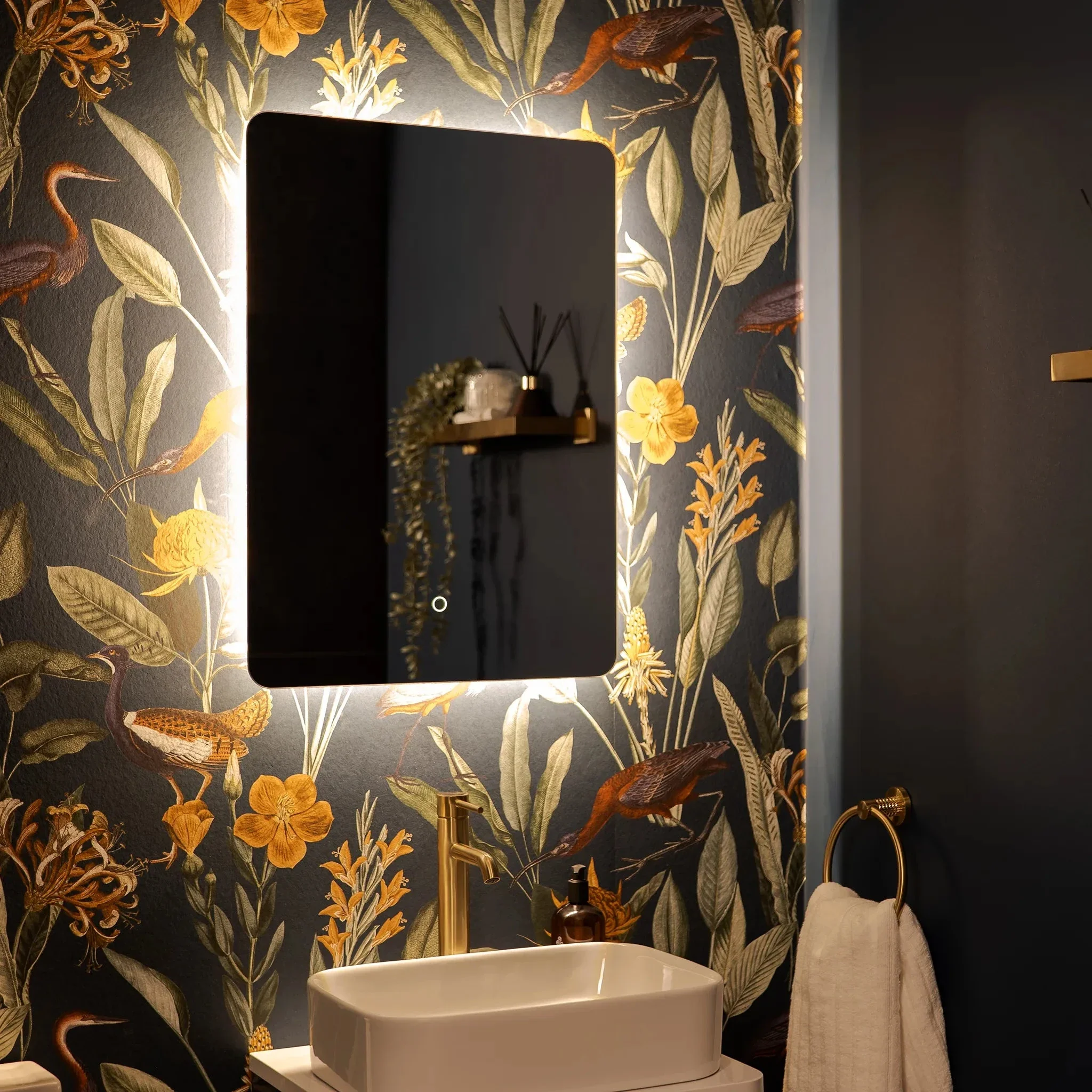 Savannah Curve Backlit LED Bathroom Mirror - Image 8